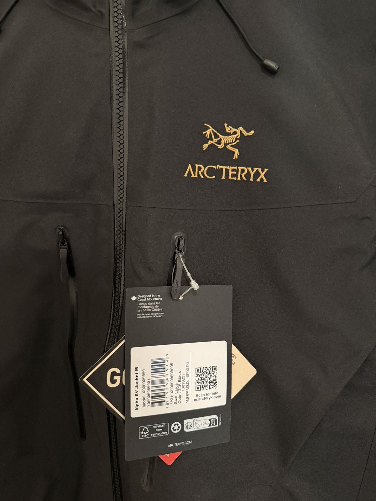 Arc'teryx BNWT Arc’teryx Alpha SV Jacket Size US L / EU 52-54 / 3 - 4 Thumbnail