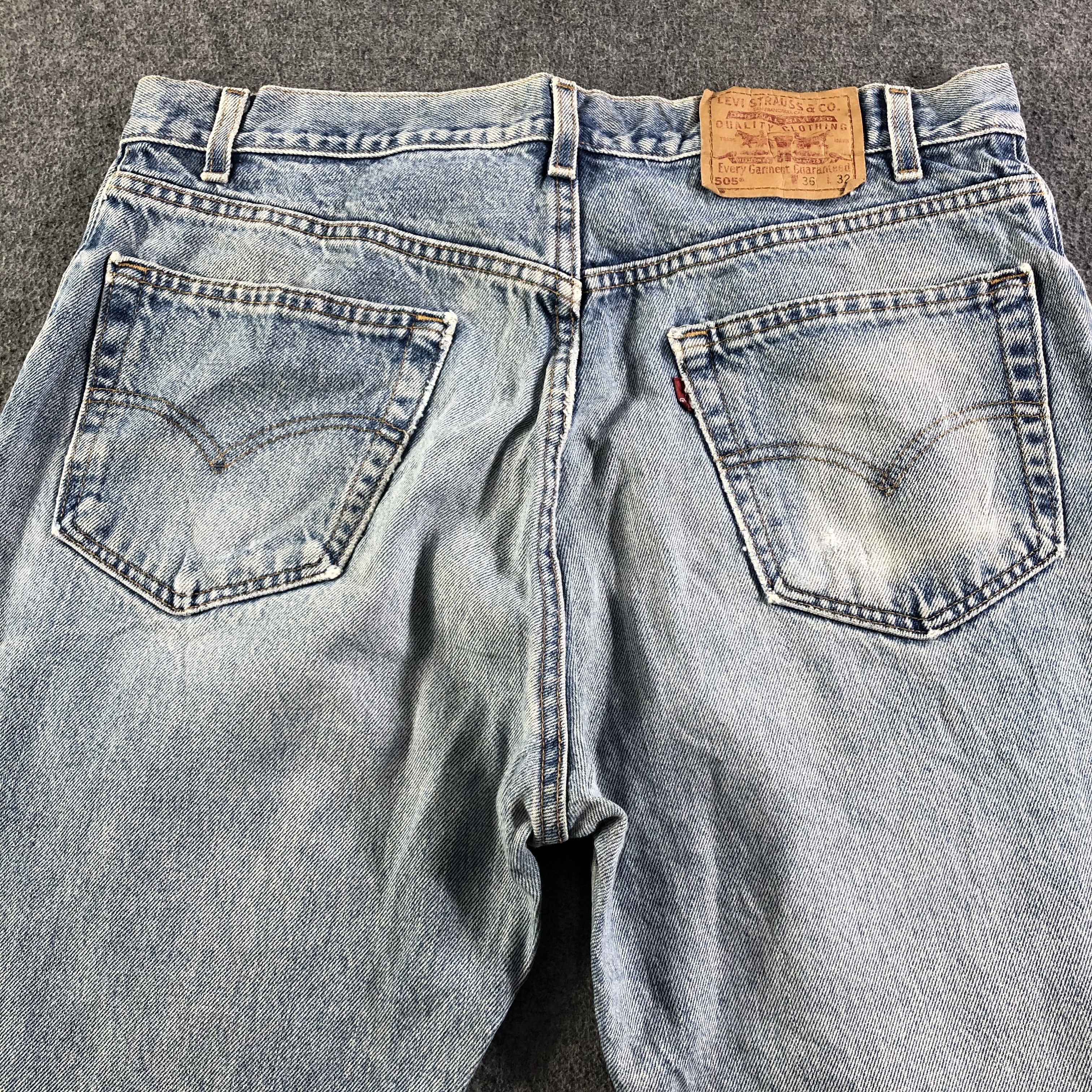 Levi's Vintage 90s Light Wash Levis 505 Jeans-J3051 Size US 36 / EU 52 - 4 Thumbnail