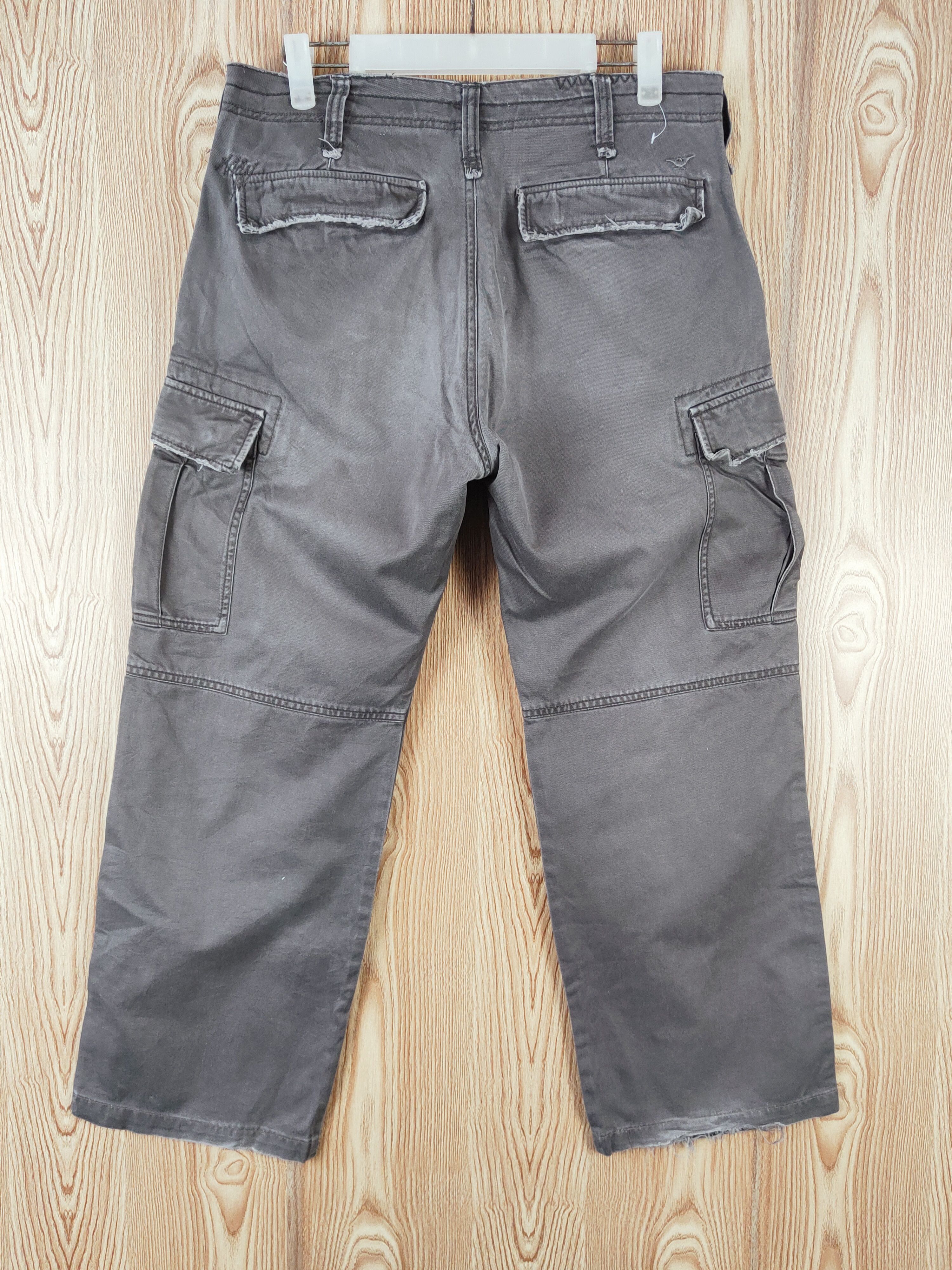 Japanese Brand Vache Gray Multipocket Tactical Cargo Pants #W113 Size US 31 - 7 Thumbnail