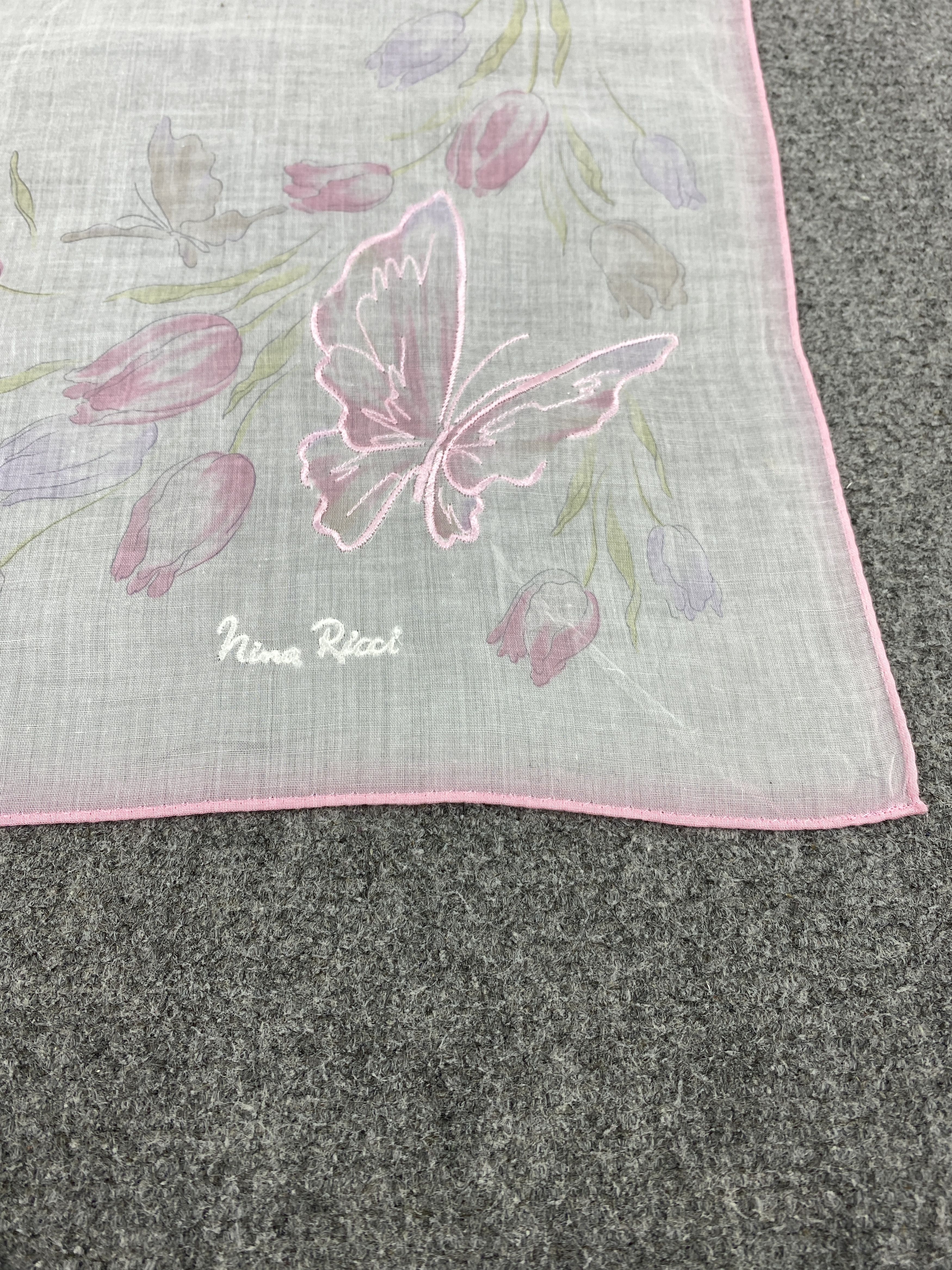 Other Vintage Nina Ricci Handkerchief Neckerchief KT0290 Size ONE SIZE - 5 Thumbnail