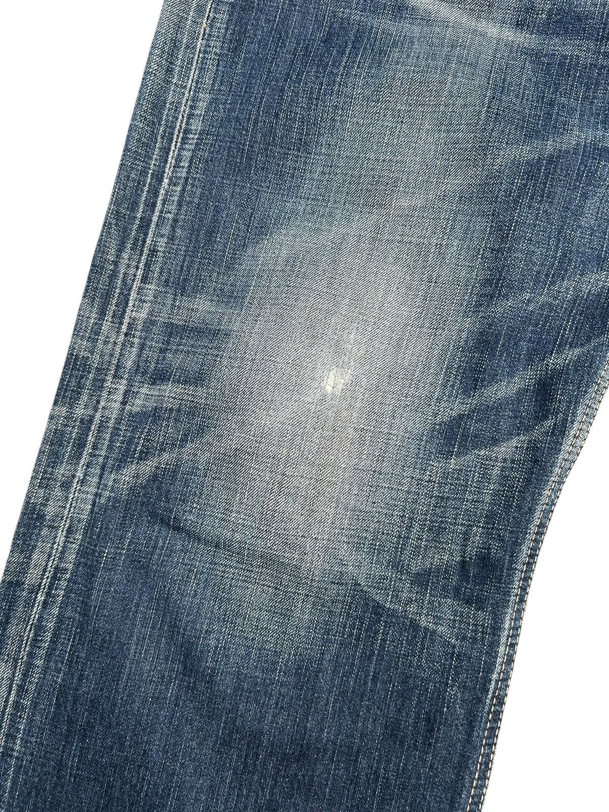 Kapital Vintage Edwin 505V Selvedge Repair Distressed Denim Jeans Size US 36 / EU 52 - 9 Thumbnail