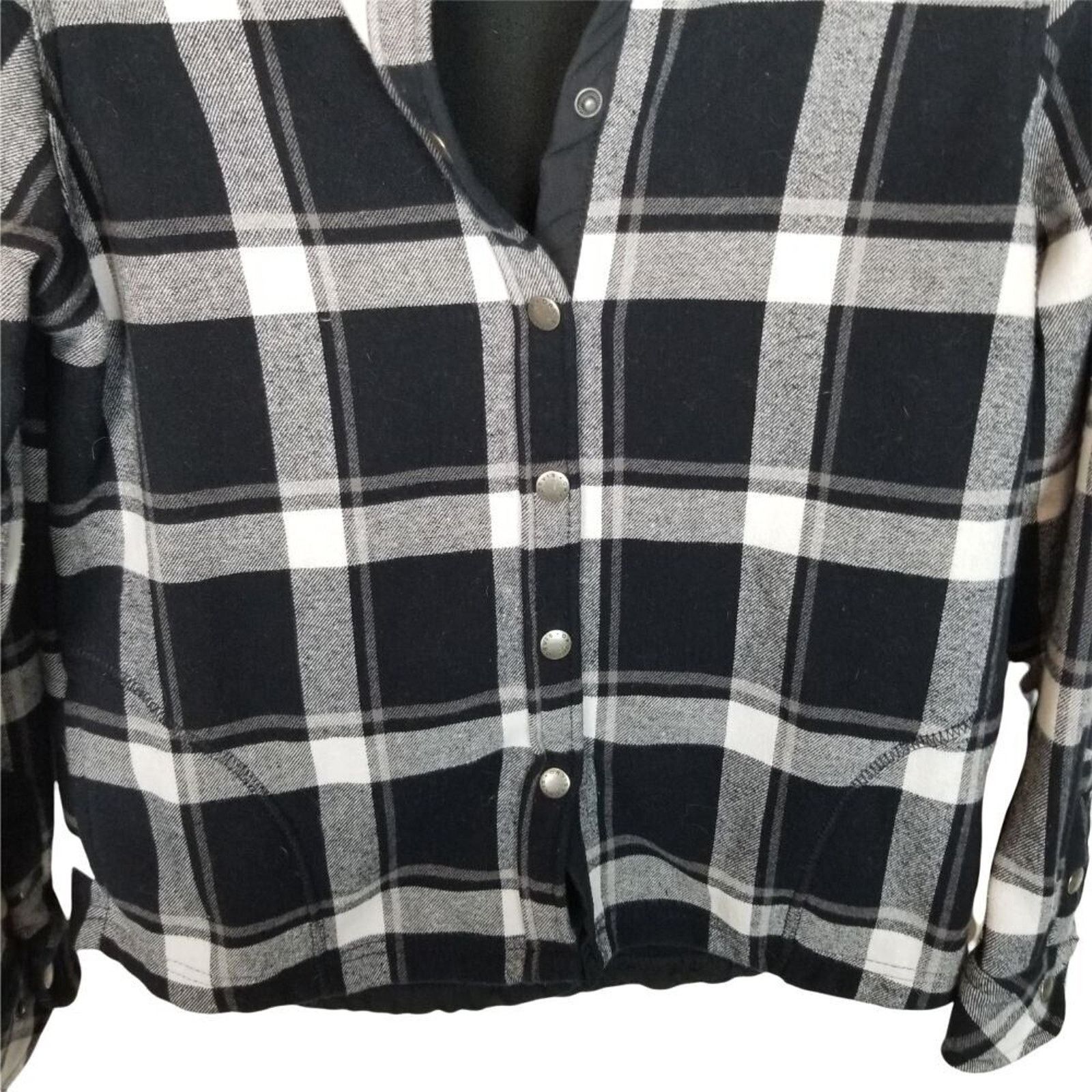 Orvis Orvis Womens Flannel Shacket S Gorpcore Snap Front Utility Size S / US 4 / IT 40 - 3 Thumbnail
