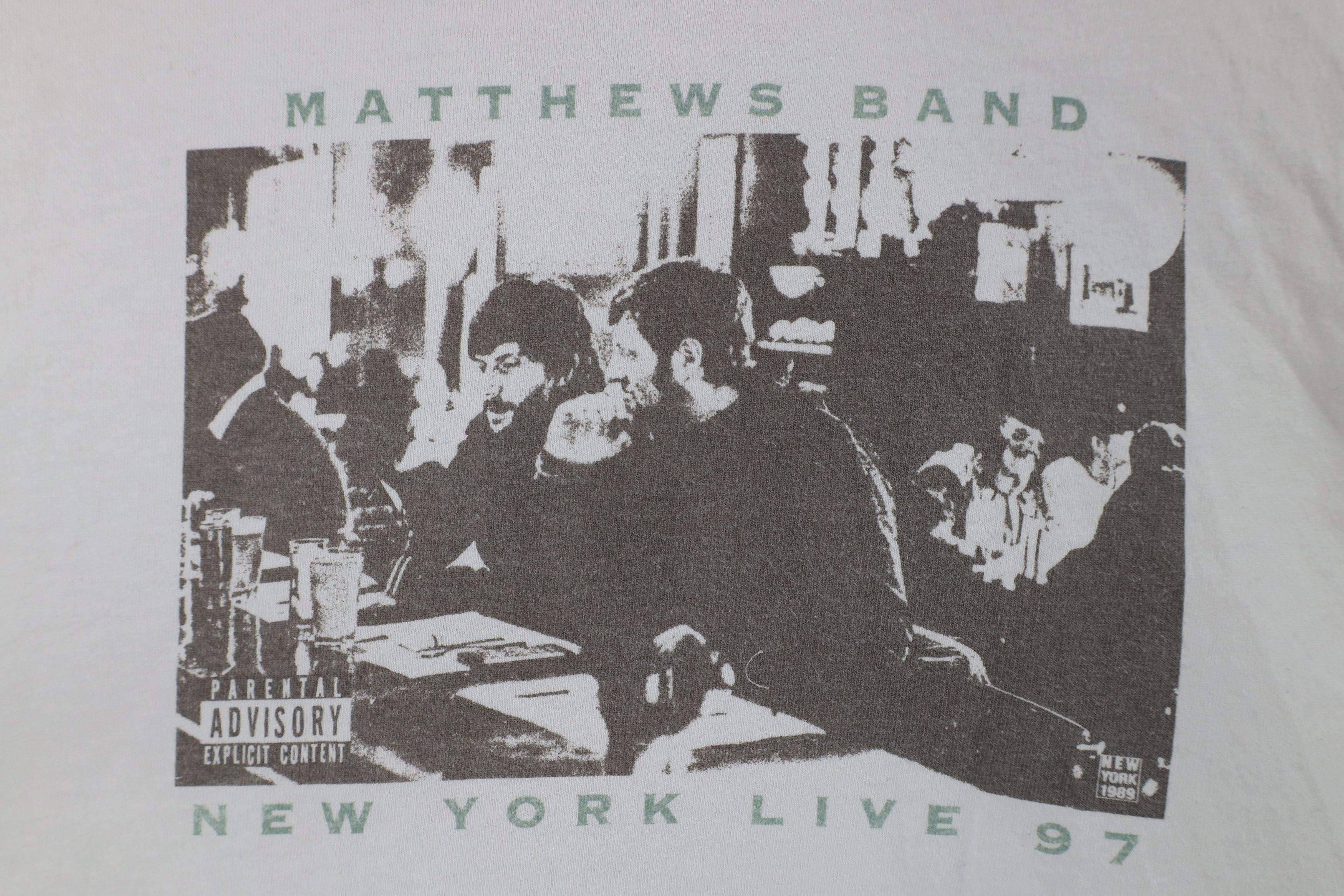 Vintage Retro Jon Galt Matthews Band New York Live 97 Band T-Shirt Size M / US 6-8 / IT 42-44 - 4 Thumbnail