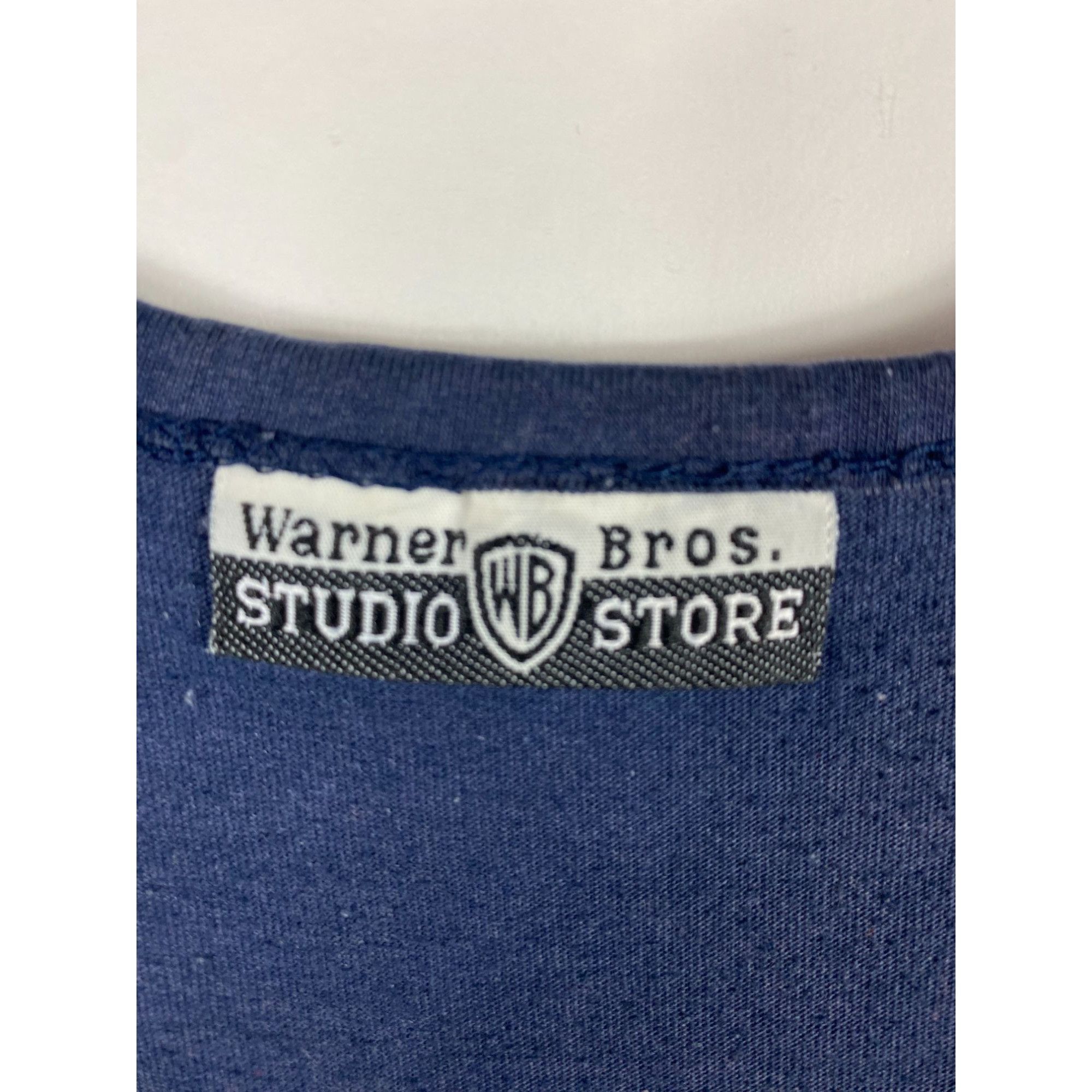Vintage Vintage Warner Bros Studio Marvin The Martian Tank Top Navy Size US L / EU 52-54 / 3 - 3 Thumbnail