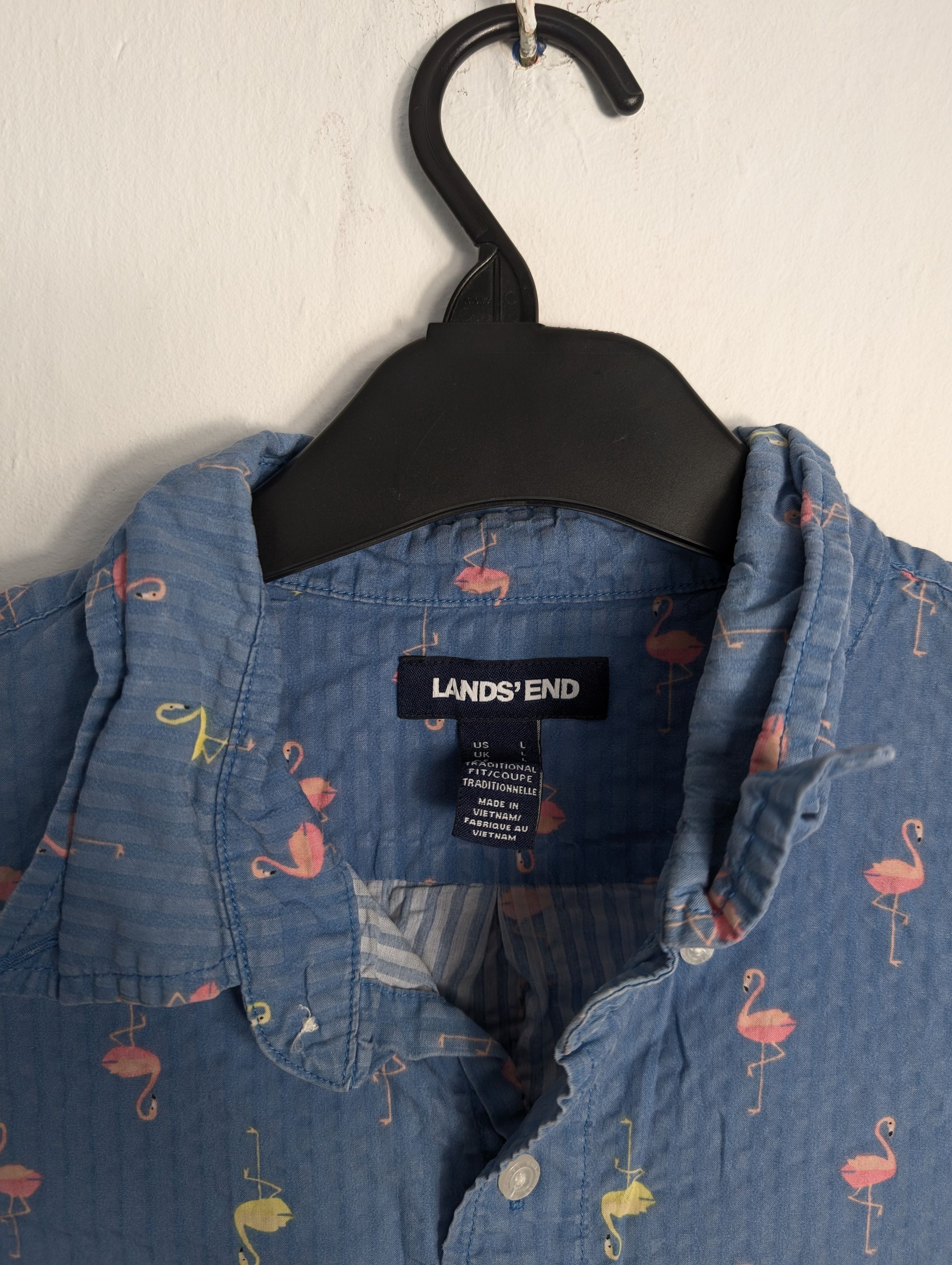 Vintage Vintage Y2K Hawaiian Shirt - Summer Floral Palm Tree Print Size US L / EU 52-54 / 3 - 3 Thumbnail