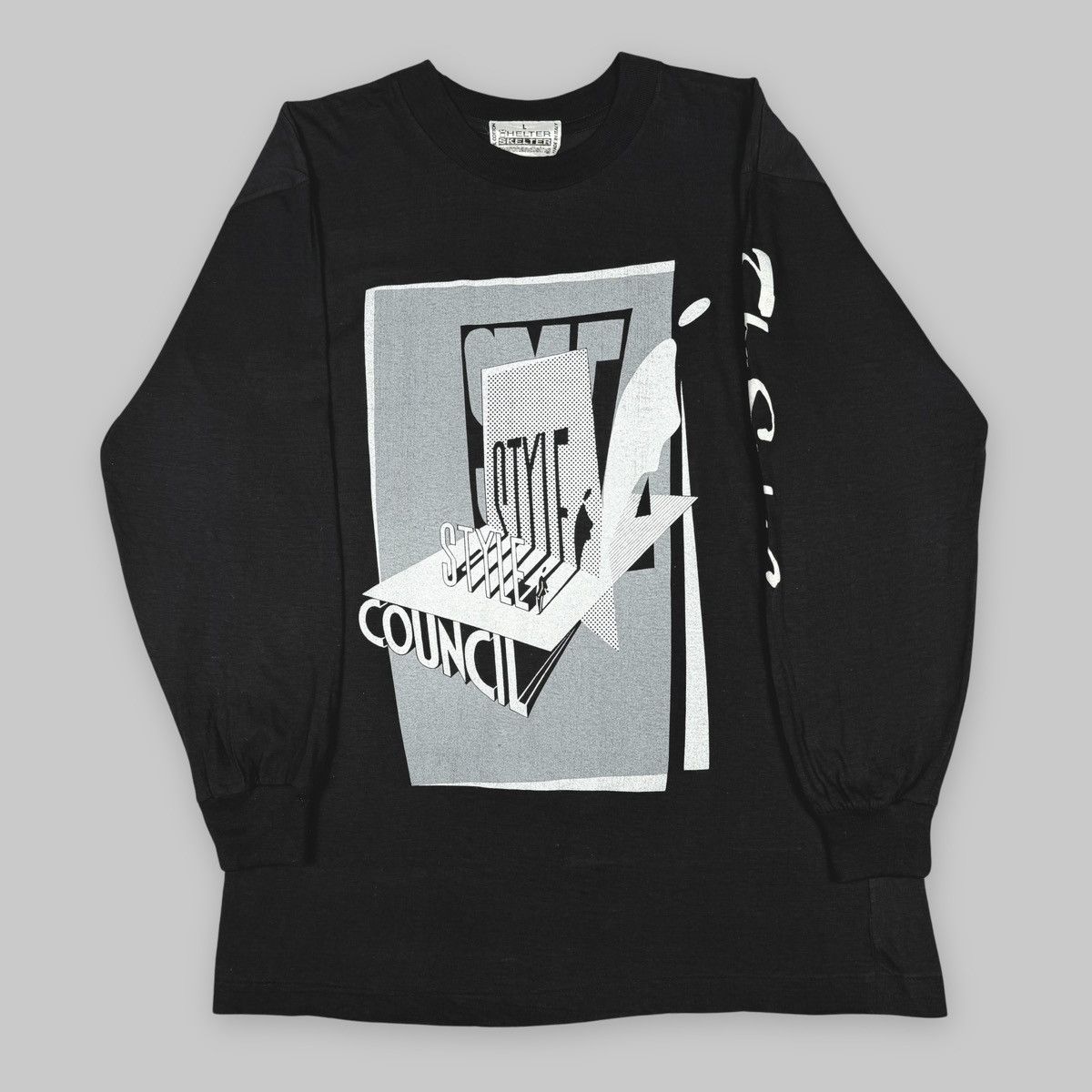Band Tees Vintage Early 90s The Style Council Helter Skelter LS Shirt Size US L / EU 52-54 / 3 - 1 Thumbnail