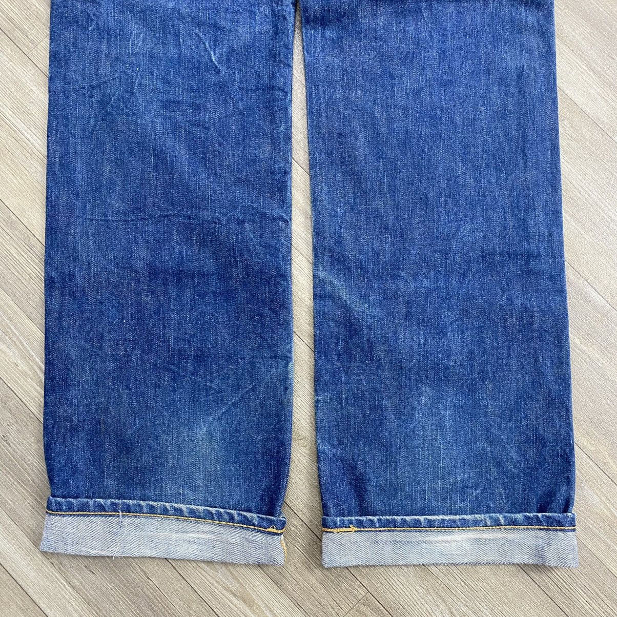 Edwin 1990s Vintage Edwin 359 B.F. ST Half Selvedge Denim Jeans Size US 34 / EU 50 - 11 Thumbnail