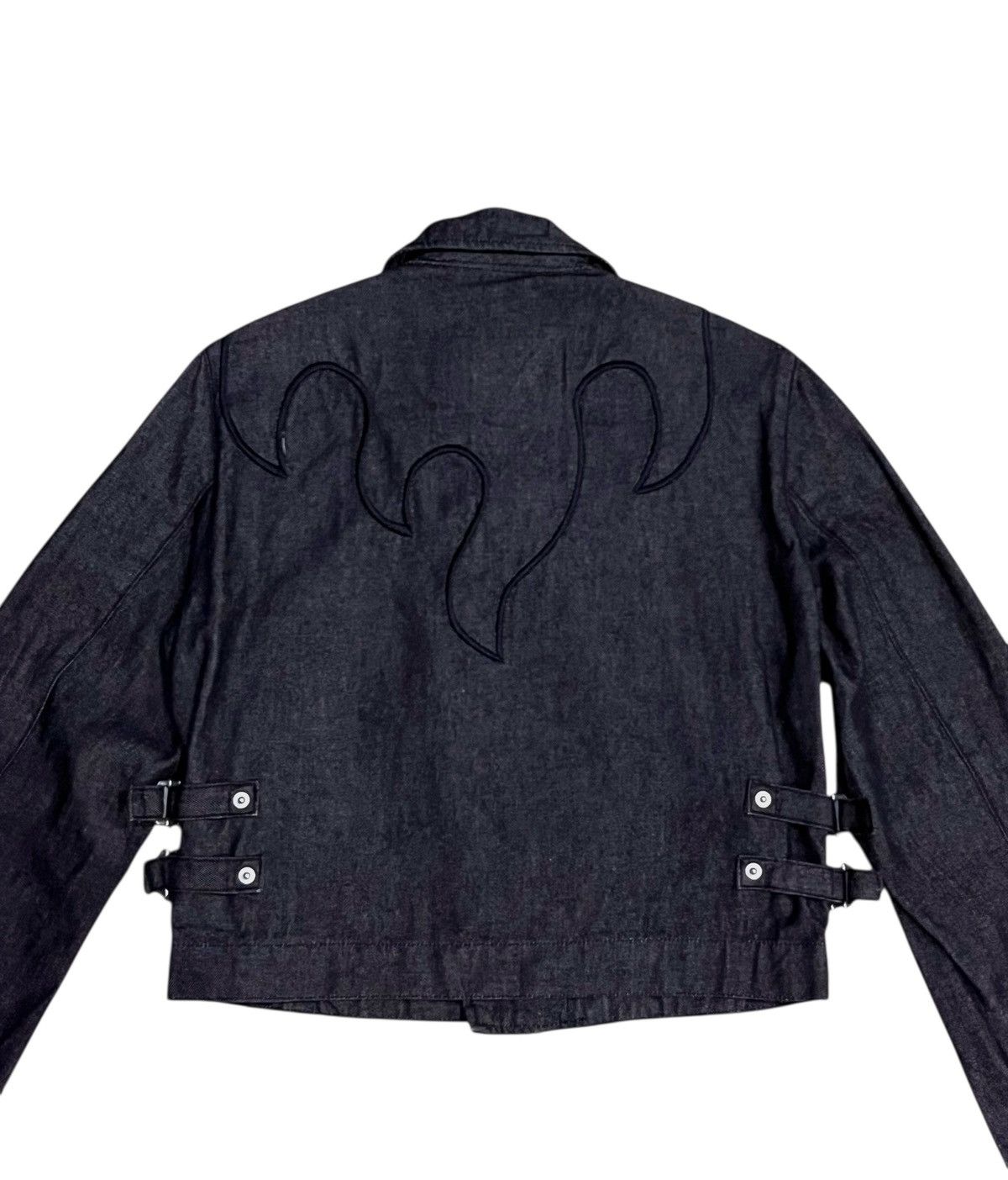 Lyrical Lemonade 🔥Lemoned Limited Edition 49/200 Cropped Punk Biker Jacket Size XS / US 0-2 / IT 36-38 - 6 Thumbnail