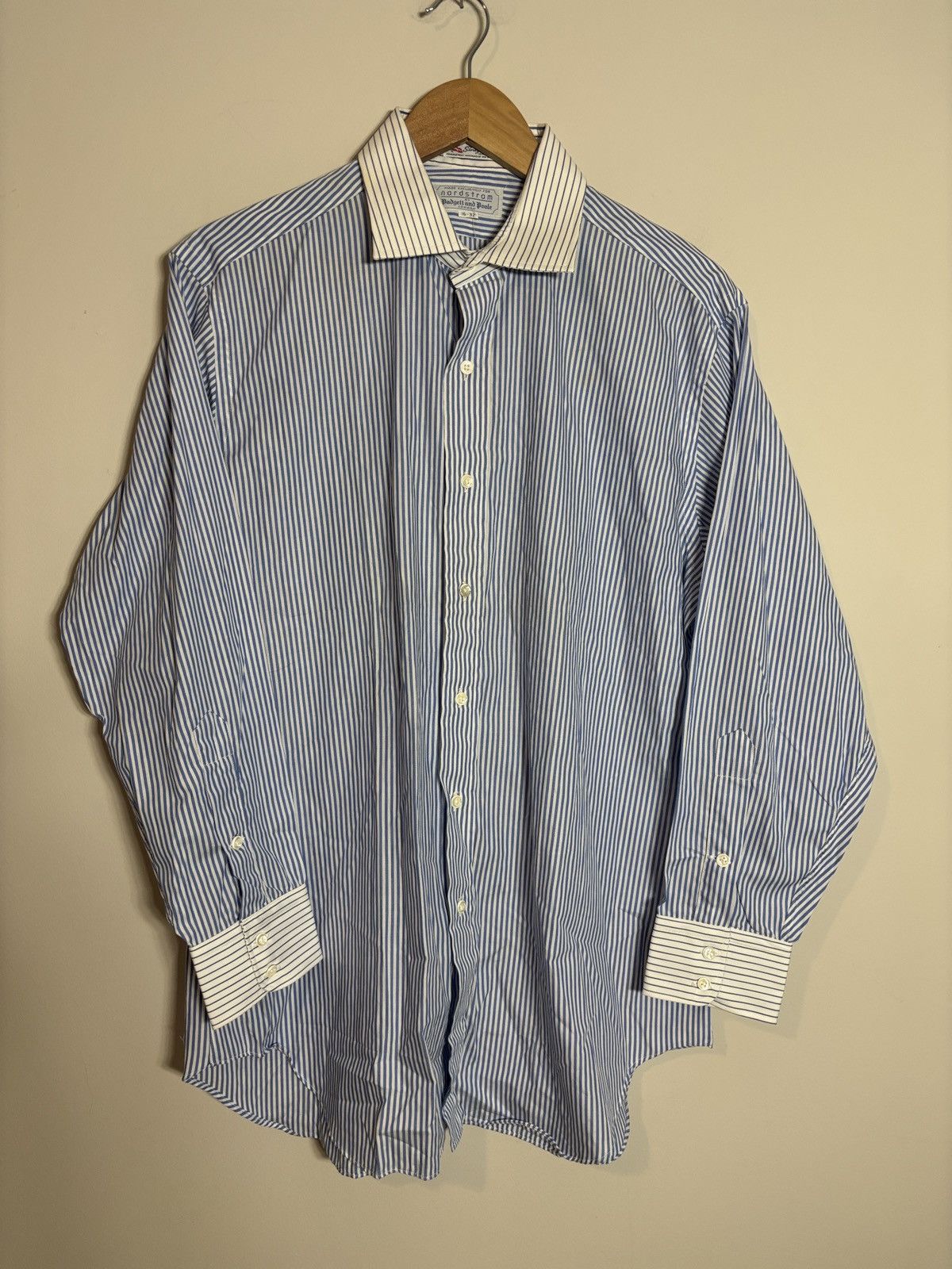 Nordstrom Vtg Padgett & Poole Nordstrom Button Up Dress Shirt 16 NWT Size US L / EU 52-54 / 3 - 1 Thumbnail