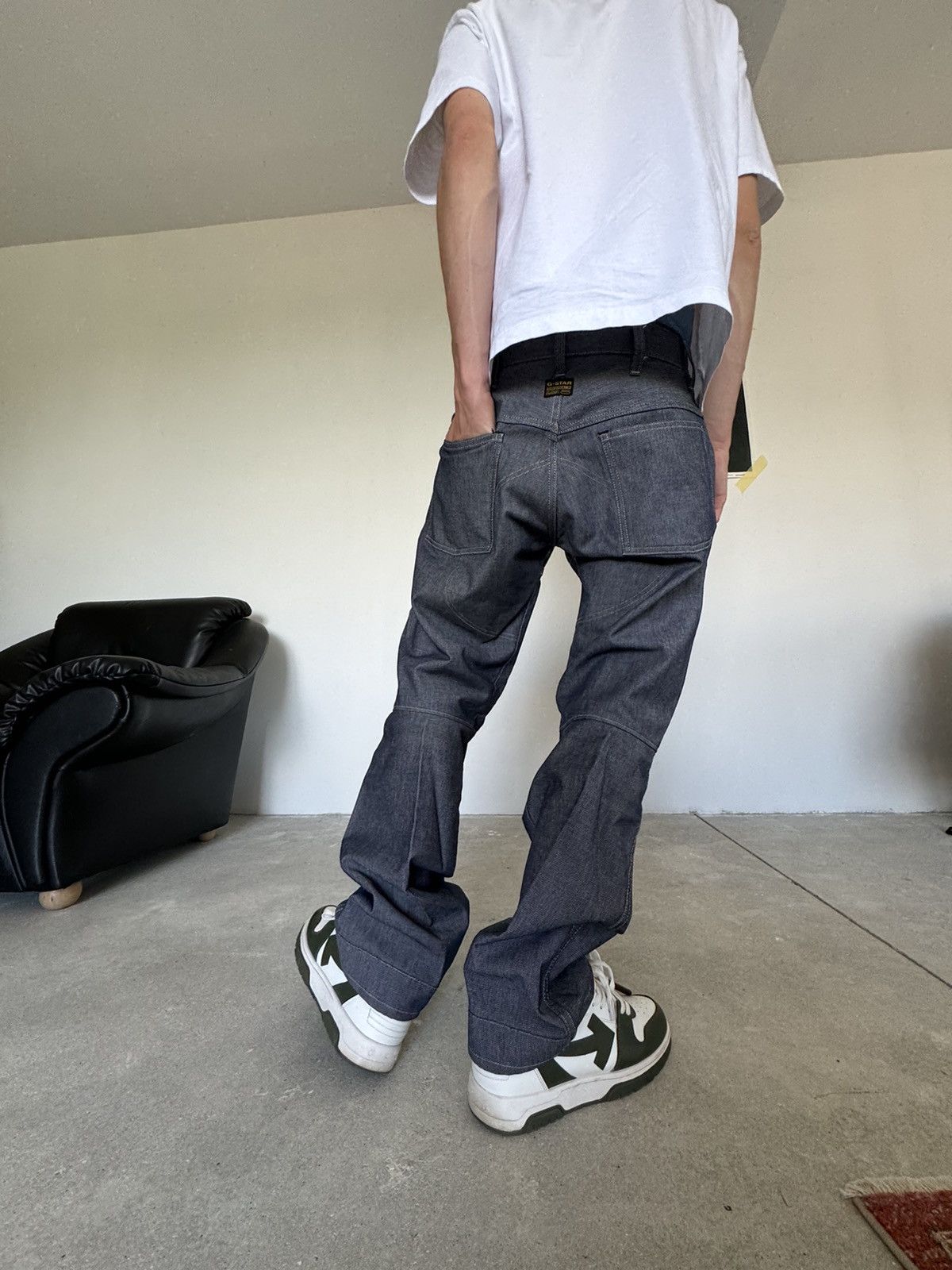 G-Star Vintage G-Star Raw Double Knee Jeans Size US 32 / EU 48 - 4 Thumbnail
