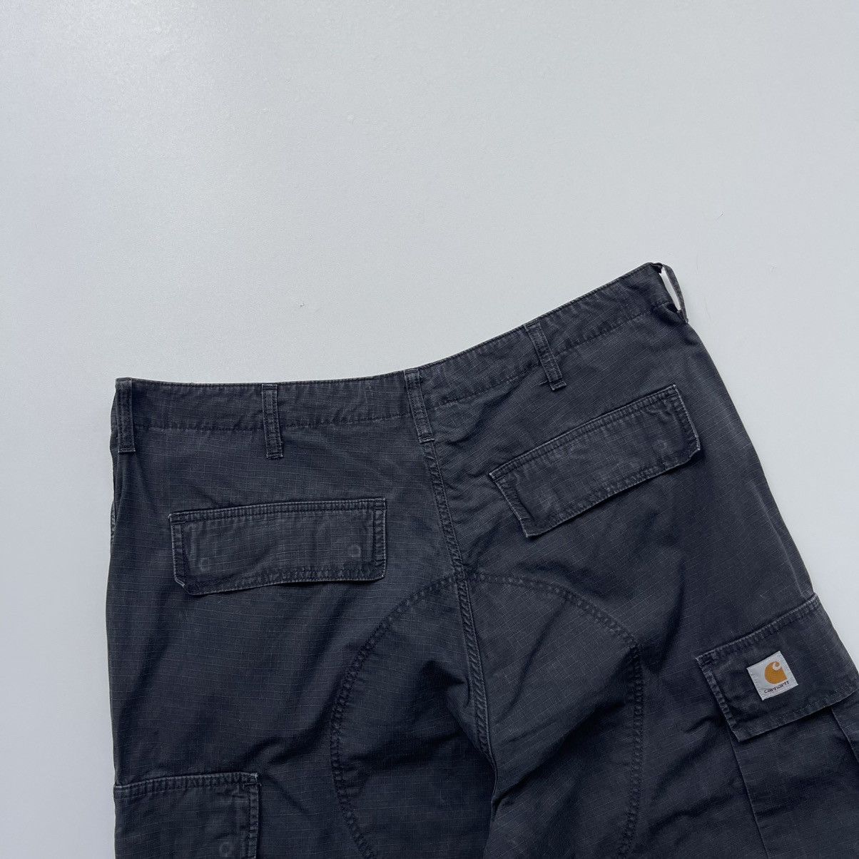 Carhartt Wip Carhartt WIP Cargo Baggy Regular Fit Pants Washed Black Size US 38 / EU 54 - 5 Thumbnail