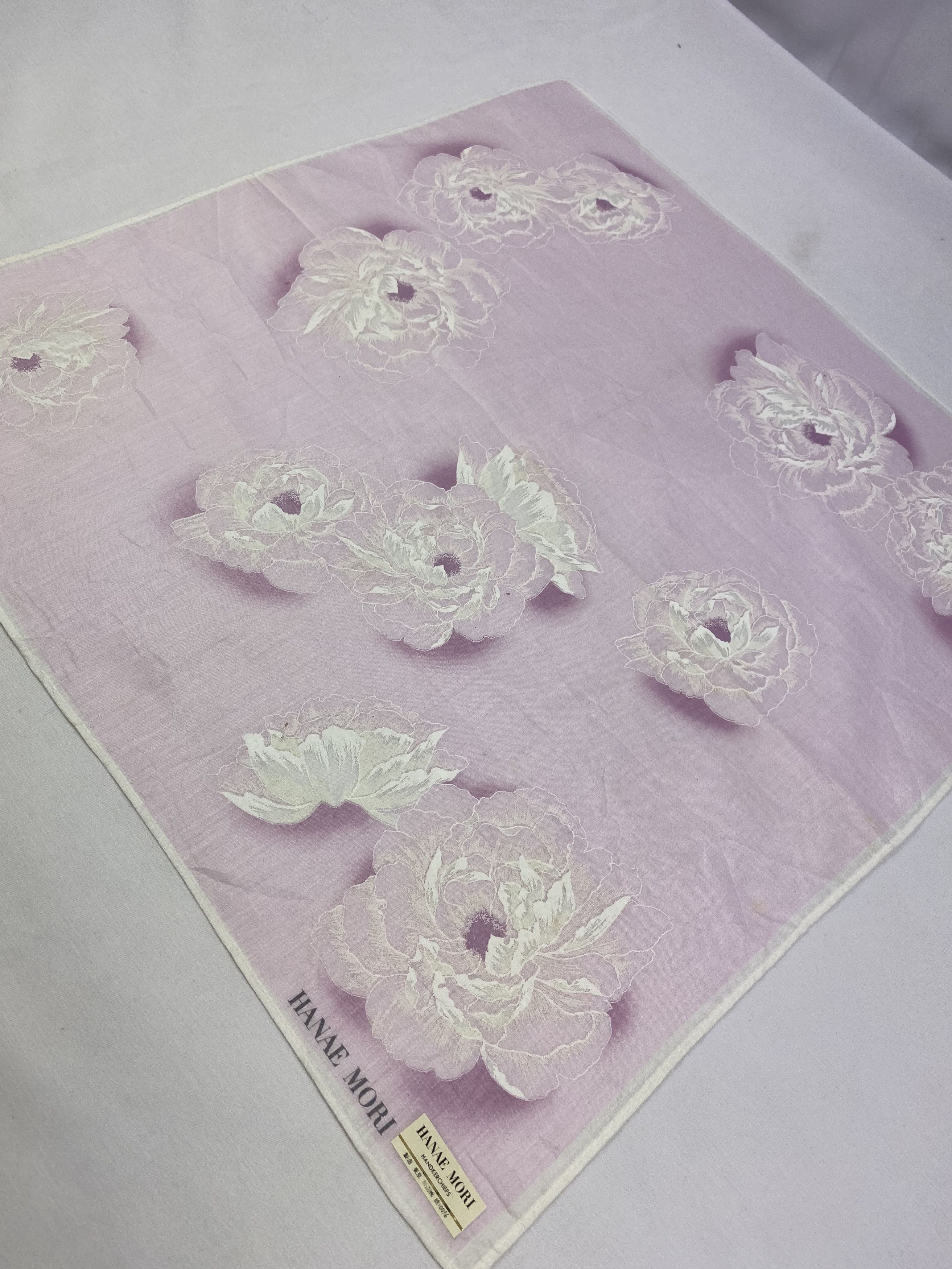 Hanae Mori × Japanese Brand × Vintage Hanae Mori Handkerchief / Bandana / Neckerchief Size ONE SIZE - 4 Thumbnail
