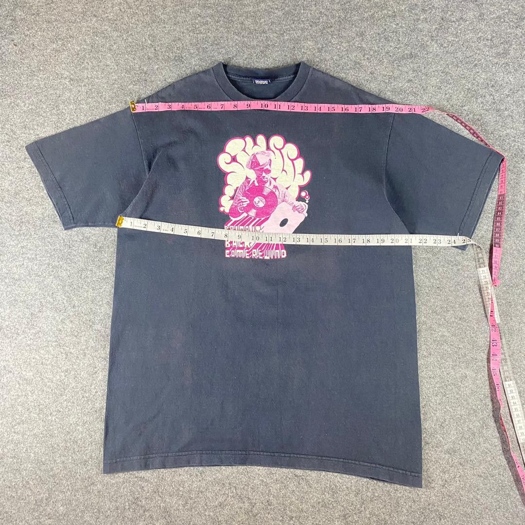 Stussy Vintage 90s Stussy Bring It Back Rewind Streetwear Tshirt Size US L / EU 52-54 / 3 - 4 Thumbnail