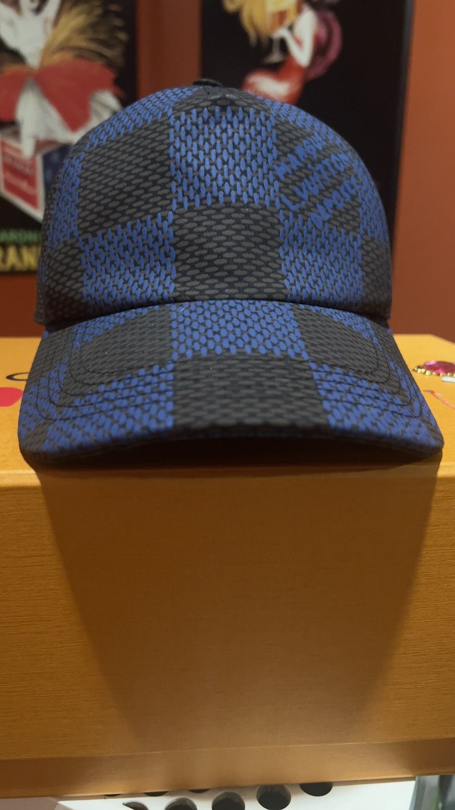 image of Louis Vuitton Cap Pharrell Collection in Blue, Women's