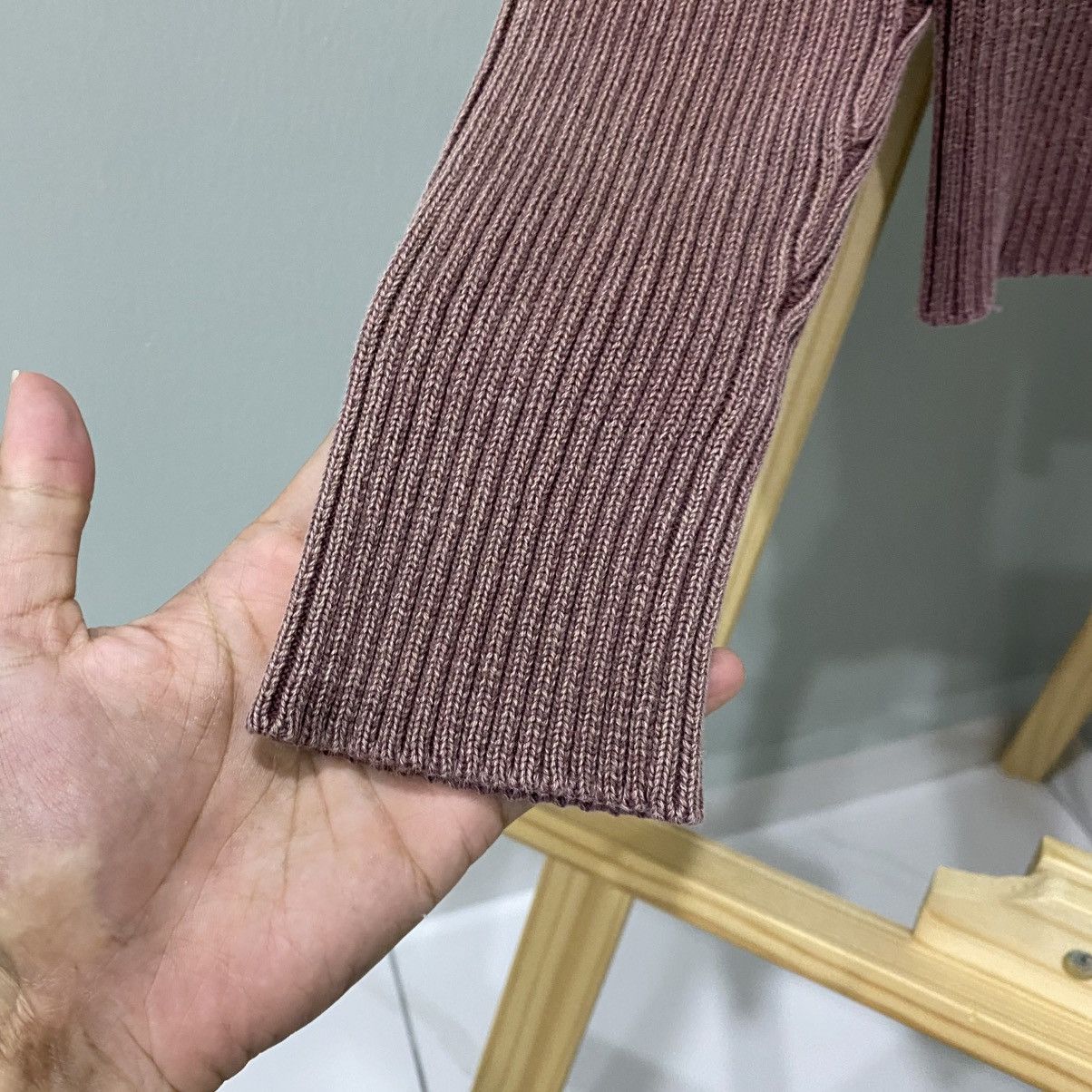 Kansai Yamamoto Kansai Jeans Ribbed Knit Zip Sweater Archive Y2K Japanese Size US S / EU 44-46 / 1 - 5 Thumbnail