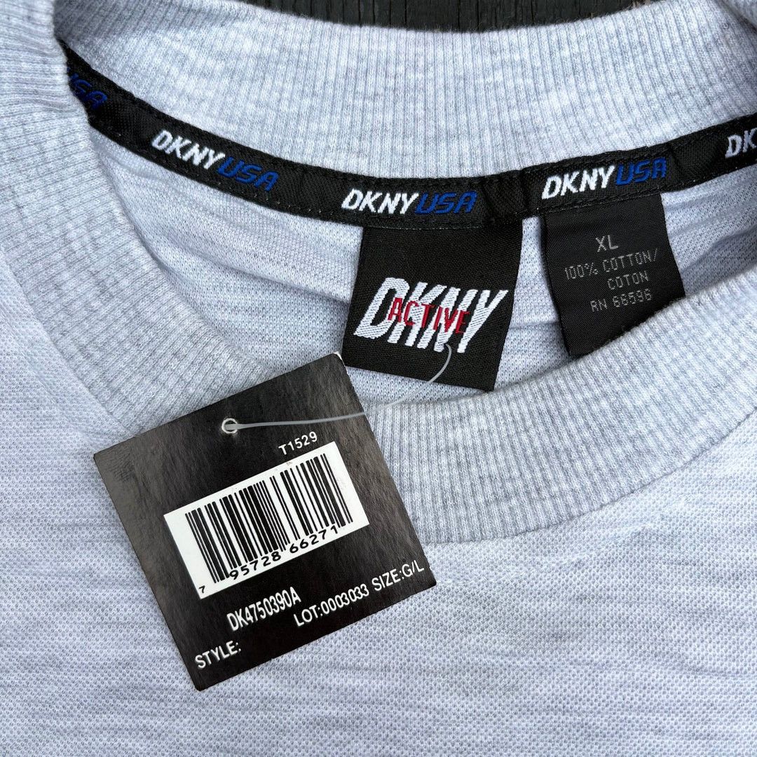 DKNY DKNY 1990’s Vintage Sport Active Logo Rare NWOT NYC T-Shirt Size US XL / EU 56 / 4 - 3 Thumbnail