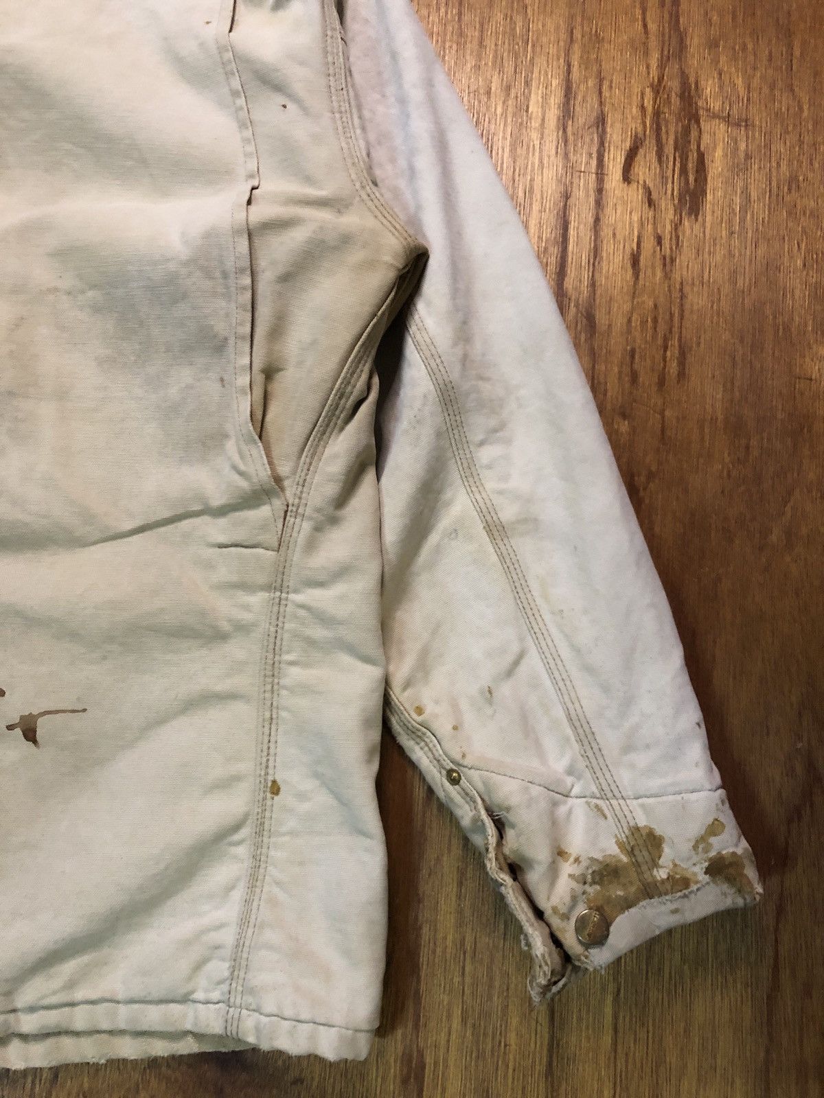 Carhartt Vintage Distressed Carhartt Detroit Jacket Size US L / EU 52-54 / 3 - 14 Thumbnail