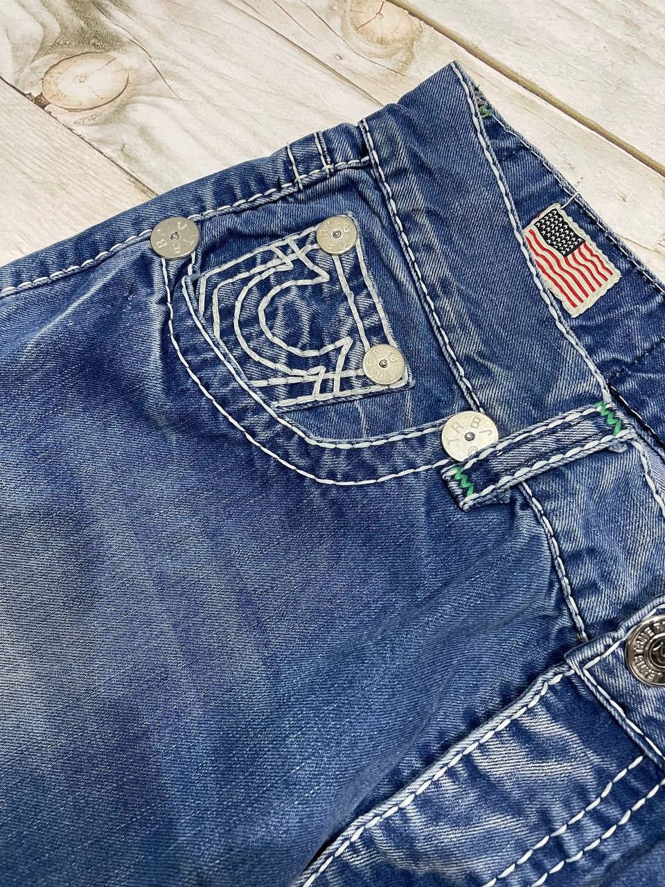 Japanese Brand Vintage True Religion Ricky Super Denim Jeans Baggy Size US 36 / EU 52 - 5 Thumbnail