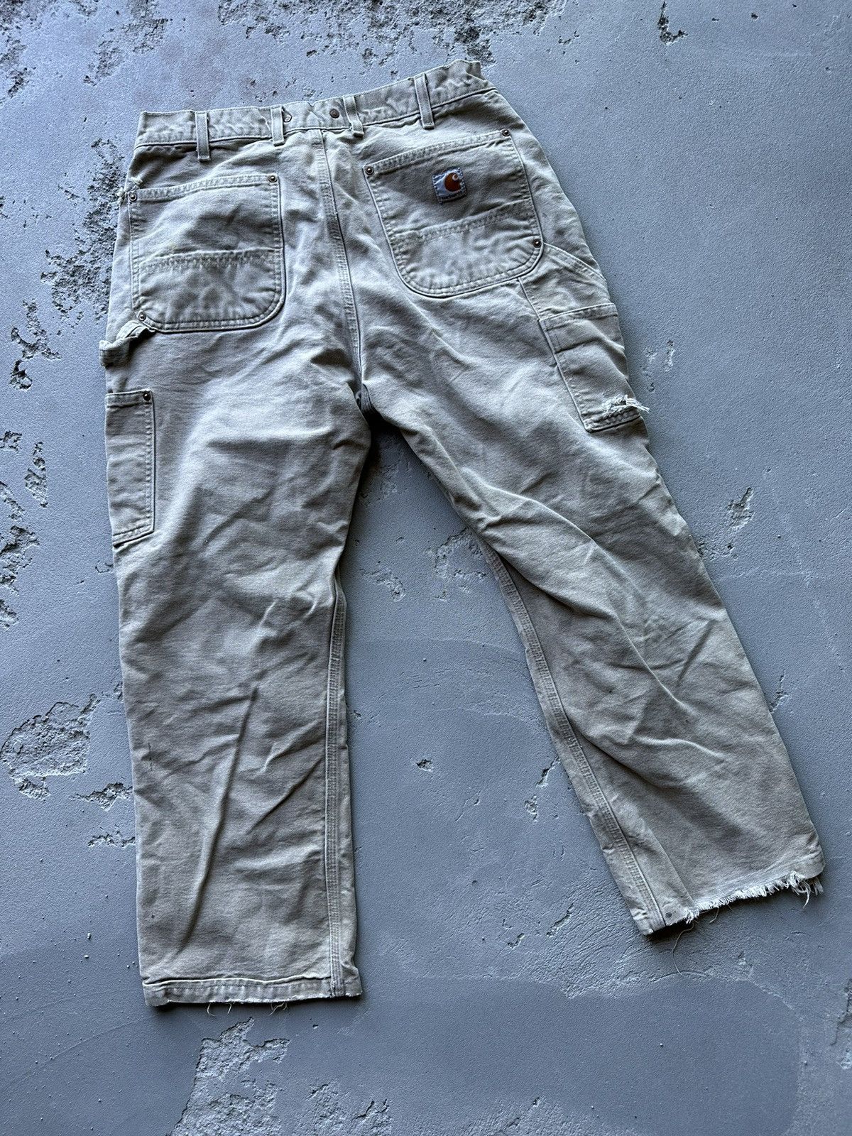 Carhartt × Vintage Vintage 90s Distressed Carhartt Double Knee Pants Size US 34 / EU 50 - 2 Thumbnail