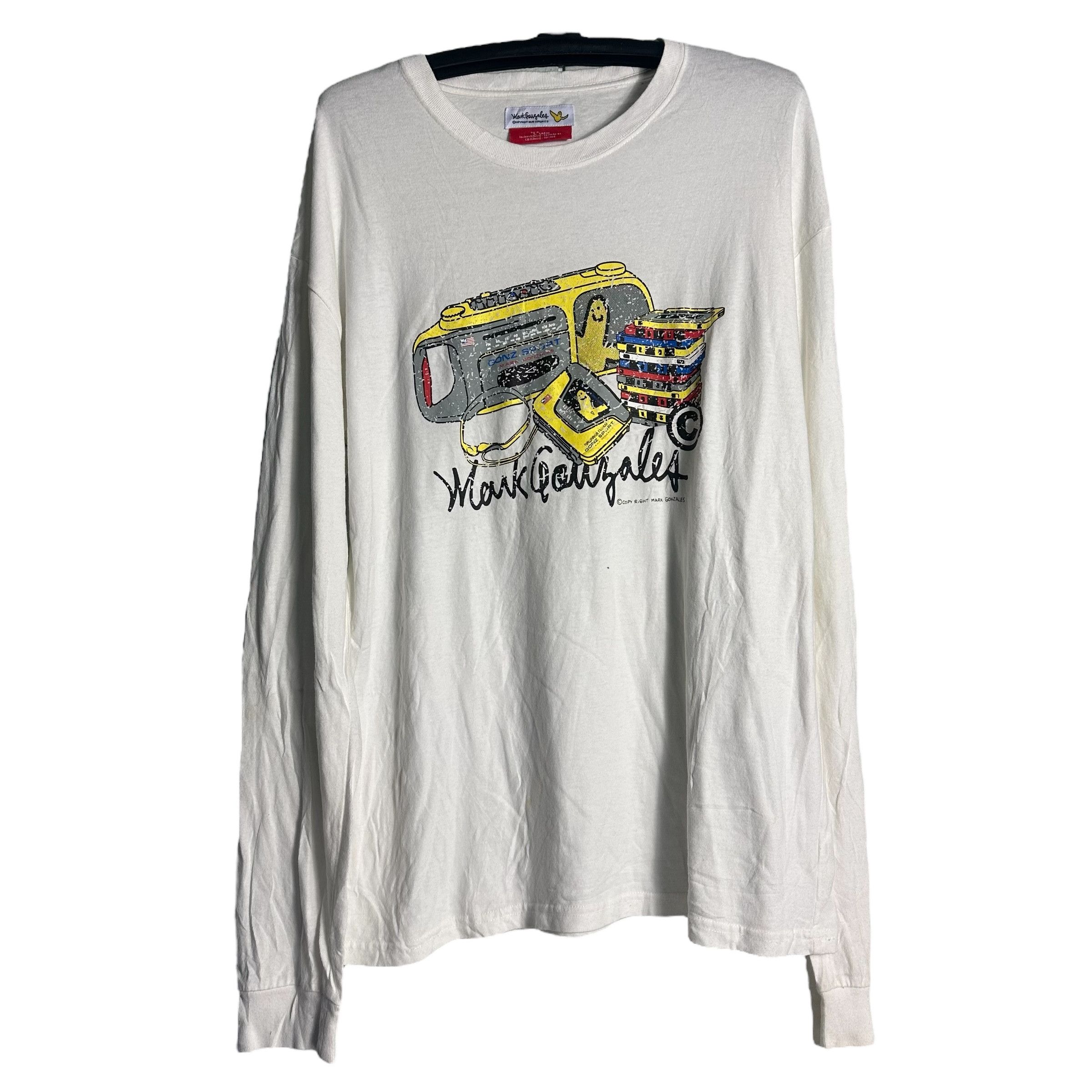 Vintage 🔥RARE🔥Gonz Sport Mark Gonzales Long Sleeve T-shirt Size US L / EU 52-54 / 3 - 1 Thumbnail