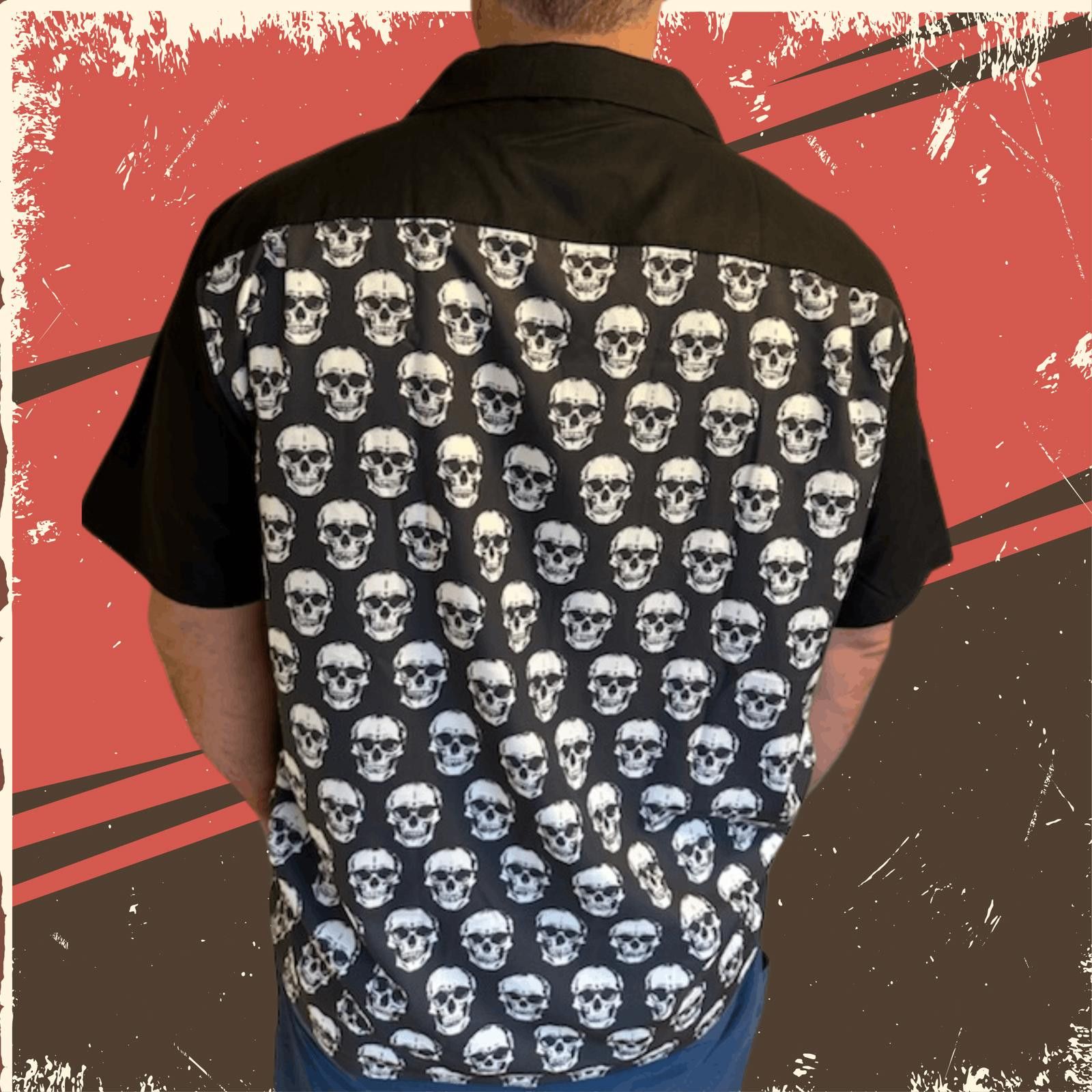 Other Skulls Retro Vintage Inspired Button Up MEDIUM Size US M / EU 48-50 / 2 - 3 Thumbnail