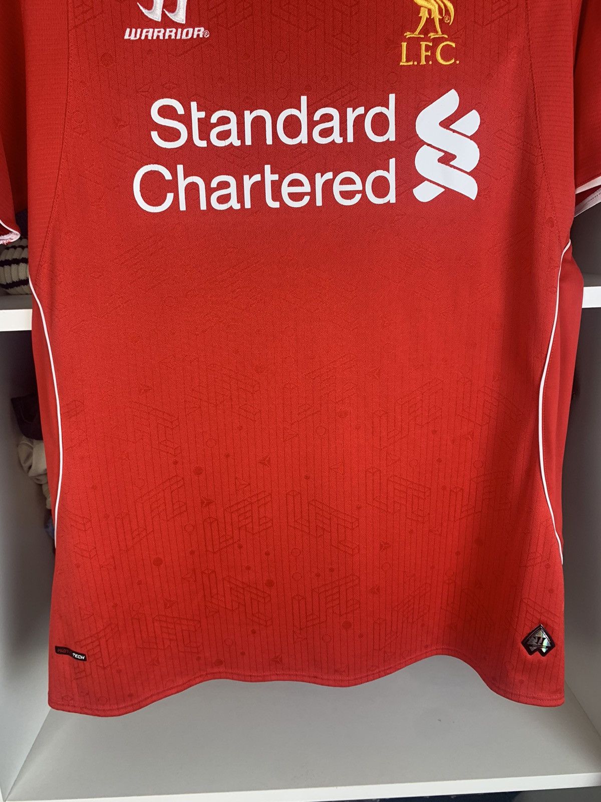 Warrior Warrior Liverpool Gerrard 2014 Football Shirt Soccer Jersey Size US M / EU 48-50 / 2 - 23 Thumbnail