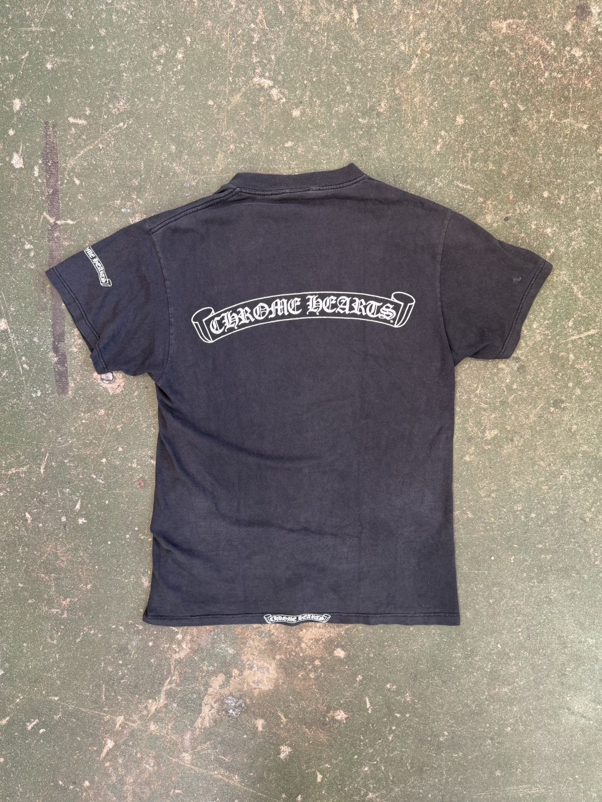 Chrome Hearts Vintage 2000s Chrome Hearts “Dagger Collar Tee” Size US M / EU 48-50 / 2 - 2 Thumbnail