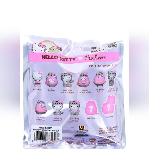 Other Hello Kitty x Pusheen Blind bag/mystery Bag Clip NWT Size ONE SIZE - 2 Thumbnail