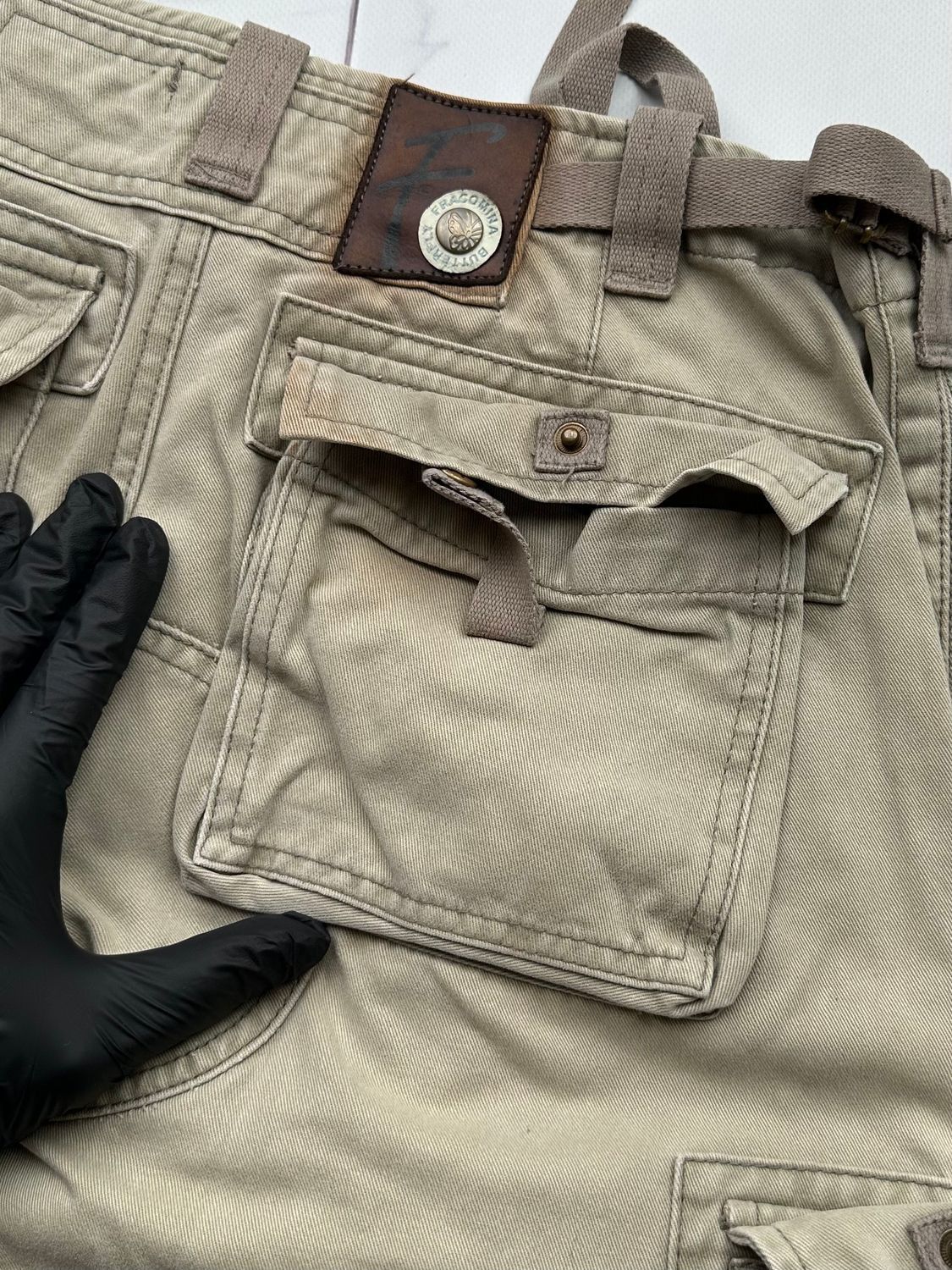 Japanese Brand Vintage Bondage Cargo Pants (B397)E2 Size US 30 / EU 46 - 11 Thumbnail