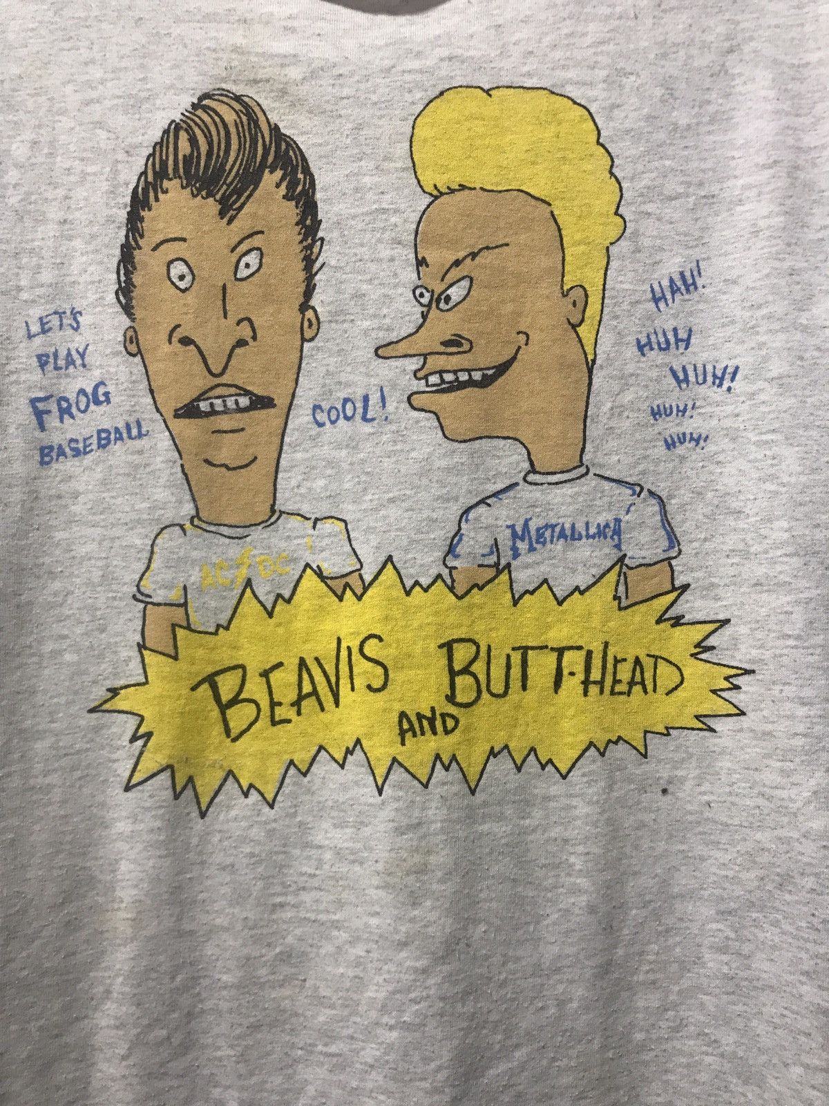 AC/DC × Metallica × Vintage Be avid And Butthead Ac/Dc Metallica Vintage T-Shirt Size US XL / EU 56 / 4 - 1 Thumbnail