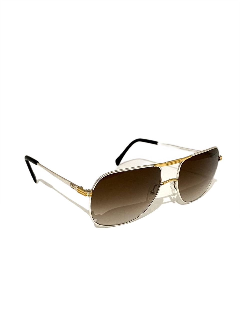Dior Christian Dior CD Logo Aviator Gold Plated Sunglasses 90s Size ONE SIZE - 1 Thumbnail