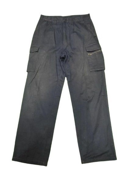 The Unbranded Brand × Vintage UNBRANDED CARGO BONDAGE BAGGY PANTS Size US 31 - 1 Thumbnail