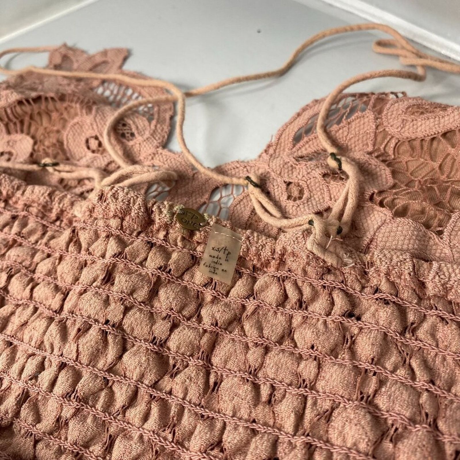 Free People Free People Adella Lace Bralette Size ONE SIZE - 4 Thumbnail
