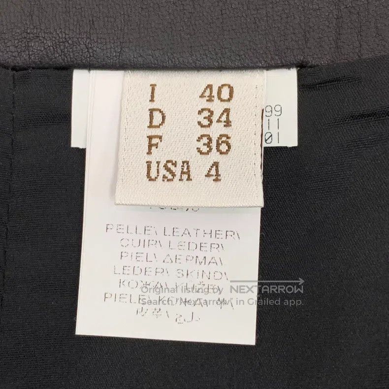 Brunello Cucinelli Brunello Cucinelli Leather casual skirt, black Size 26" / US 2 / IT 38 - 6 Thumbnail