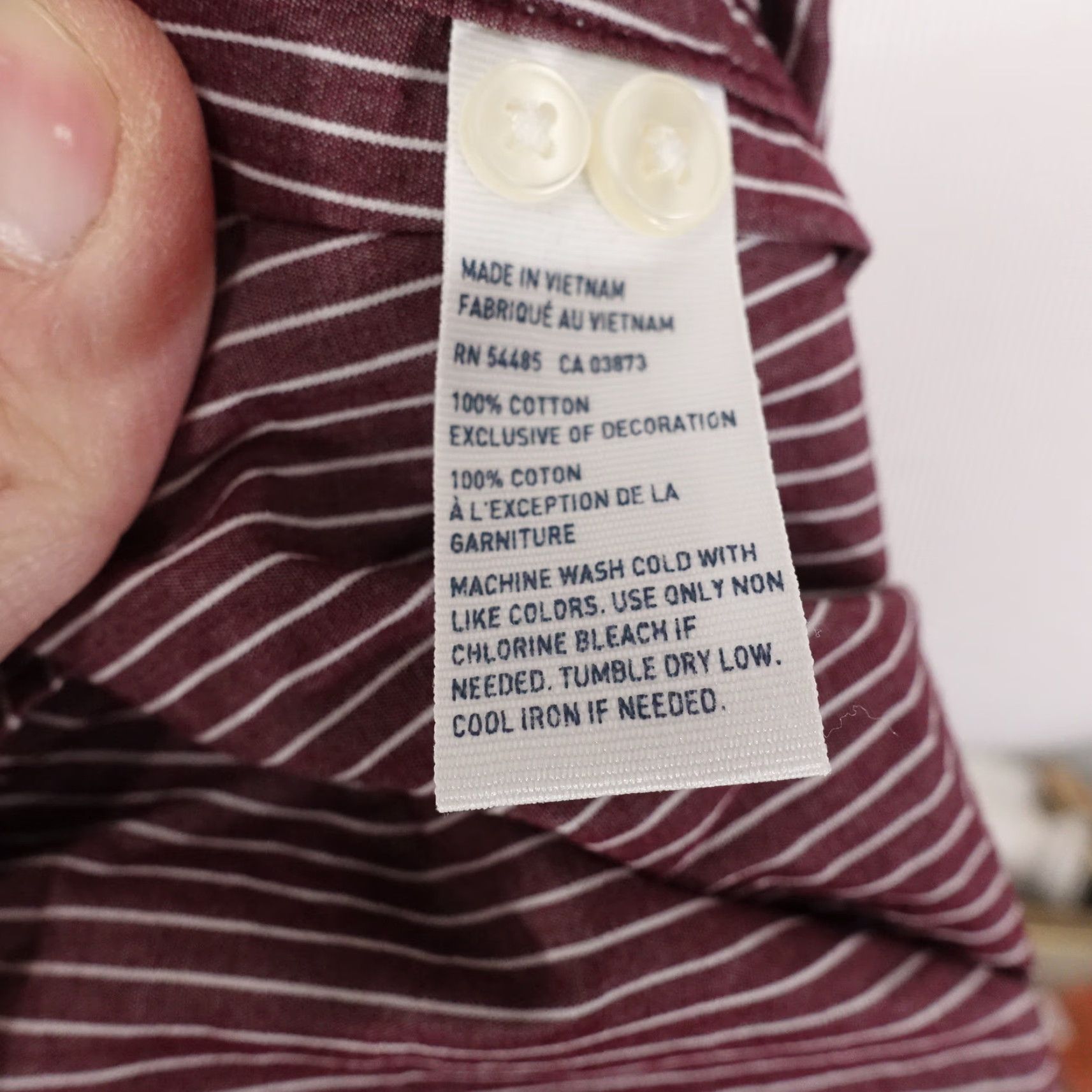 American Eagle Outfitters American Eagle Outfitters Classic Fit Button-Down Shirt Men XL Red Striped Cotton Casual‍ Size US XL / EU 56 / 4 - 7 Thumbnail