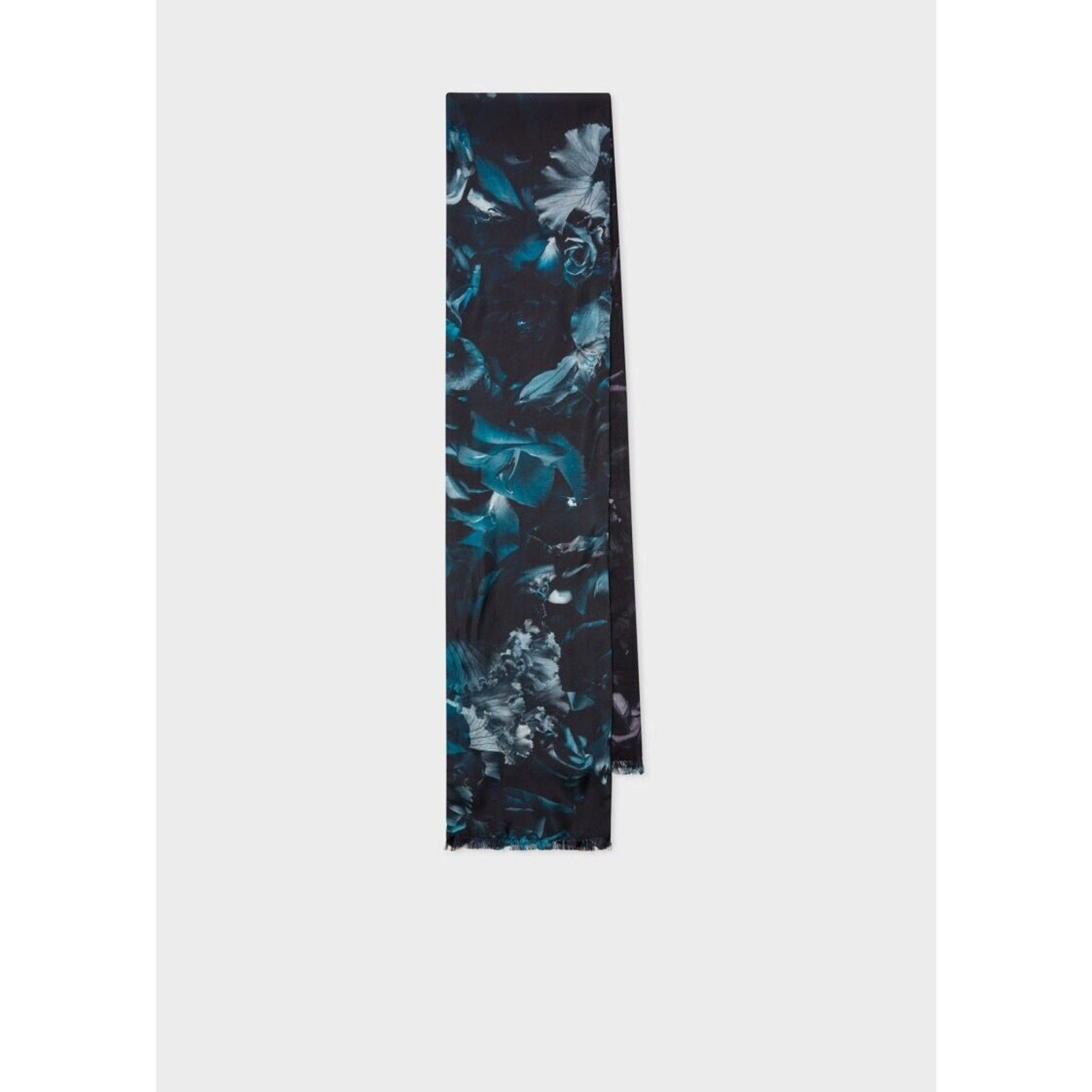 Paul Smith NWT Paul Smith $195 floral silk/wool scarf, made in Italy. Size ONE SIZE - 1 Thumbnail
