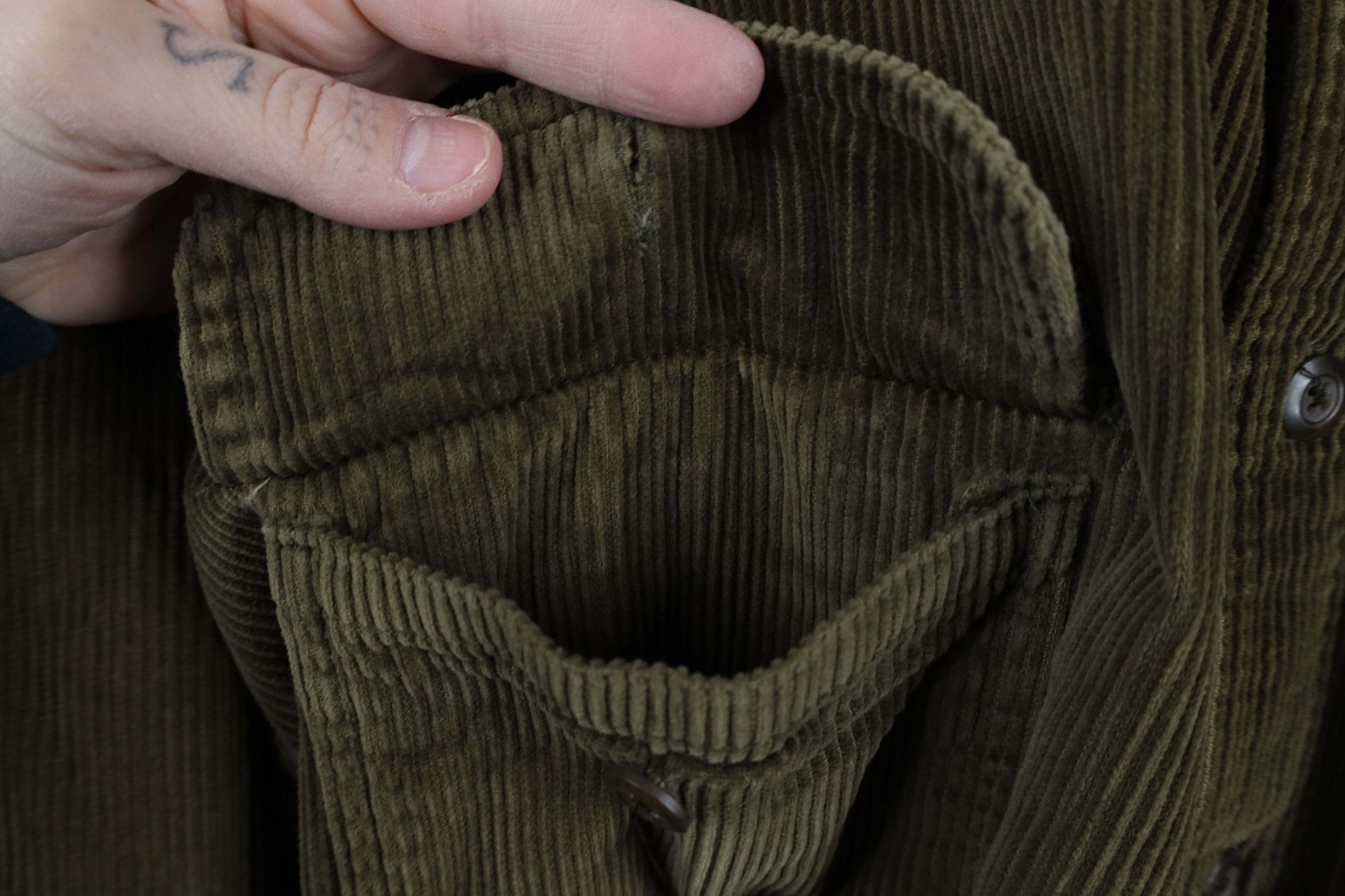 Vintage Vintage 90s Wolverine Boots Lined Corduroy Shirt Jacket Jac Size US XXL / EU 58 / 5 - 7 Thumbnail