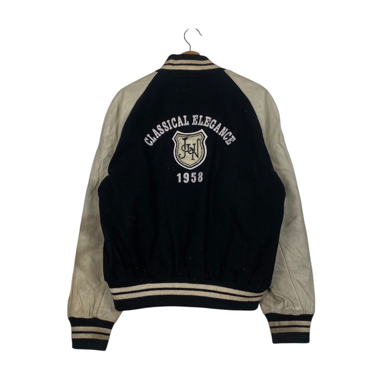 Japanese Brand J-1 varsity jacket leather sleeve Size US M / EU 48-50 / 2 - 7 Thumbnail