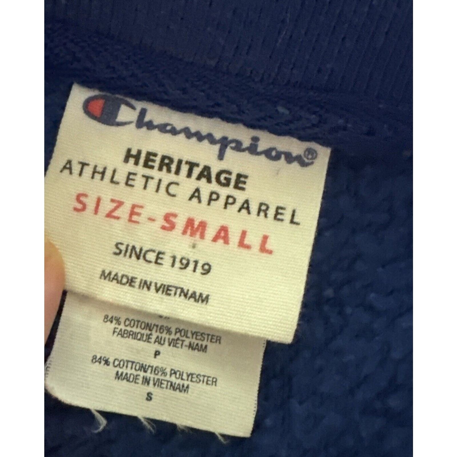 Champion Urban Outfitters Exclusive Champion V-Neck Sweatshirt Blue S Size S / US 4 / IT 40 - 6 Thumbnail