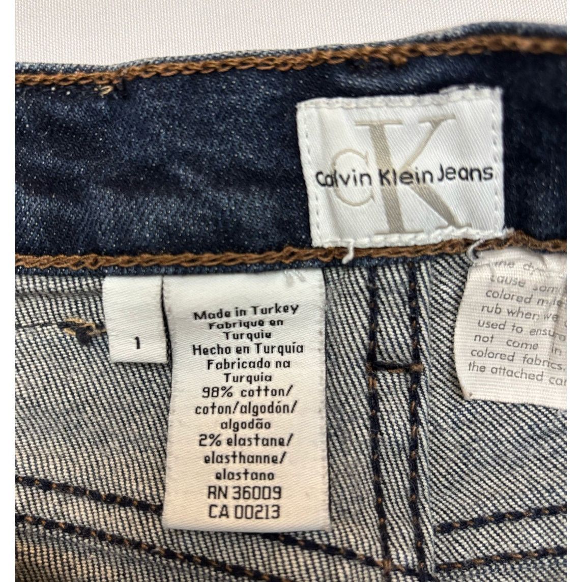 Calvin Klein 205W39NYC CALVIN KLEIN Dark Wash Bootcut Jeans | Size 1 | 26W x 28.5 L Size 26" / US 2 / IT 38 - 8 Thumbnail