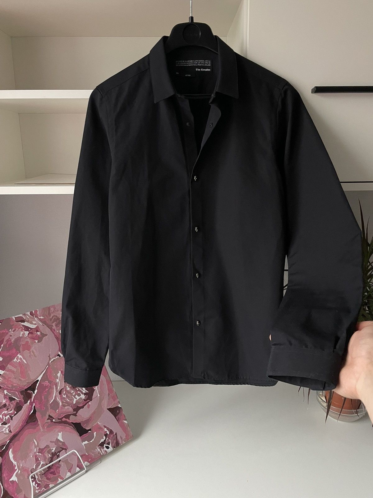 The Kooples The Kooples Shirt Button Up Black Chrome Hearts Style Skull Size US XS / EU 42 / 0 - 2 Thumbnail