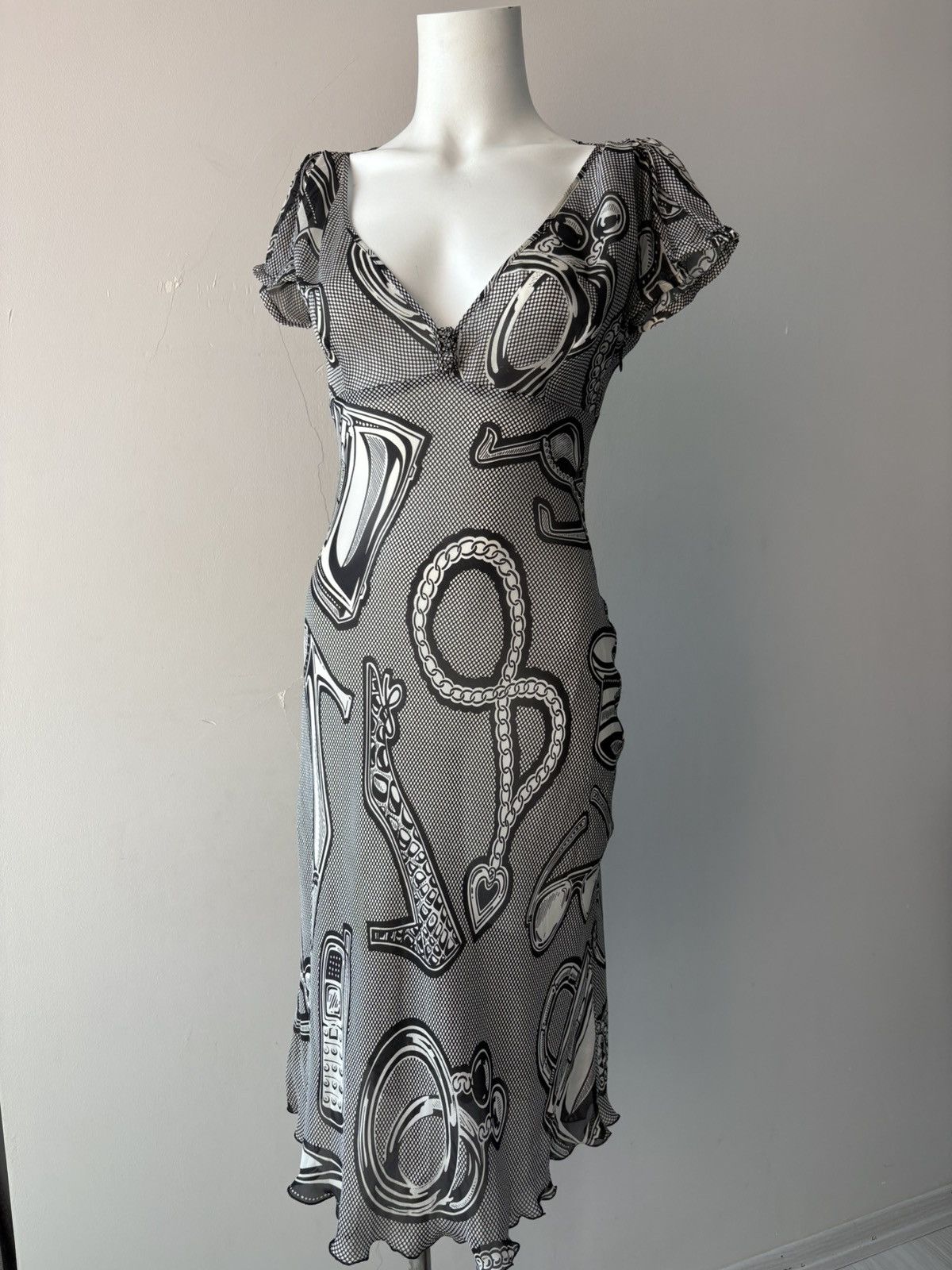 Moschino Moschino silk dress Size M / US 6-8 / IT 42-44 - 8 Thumbnail