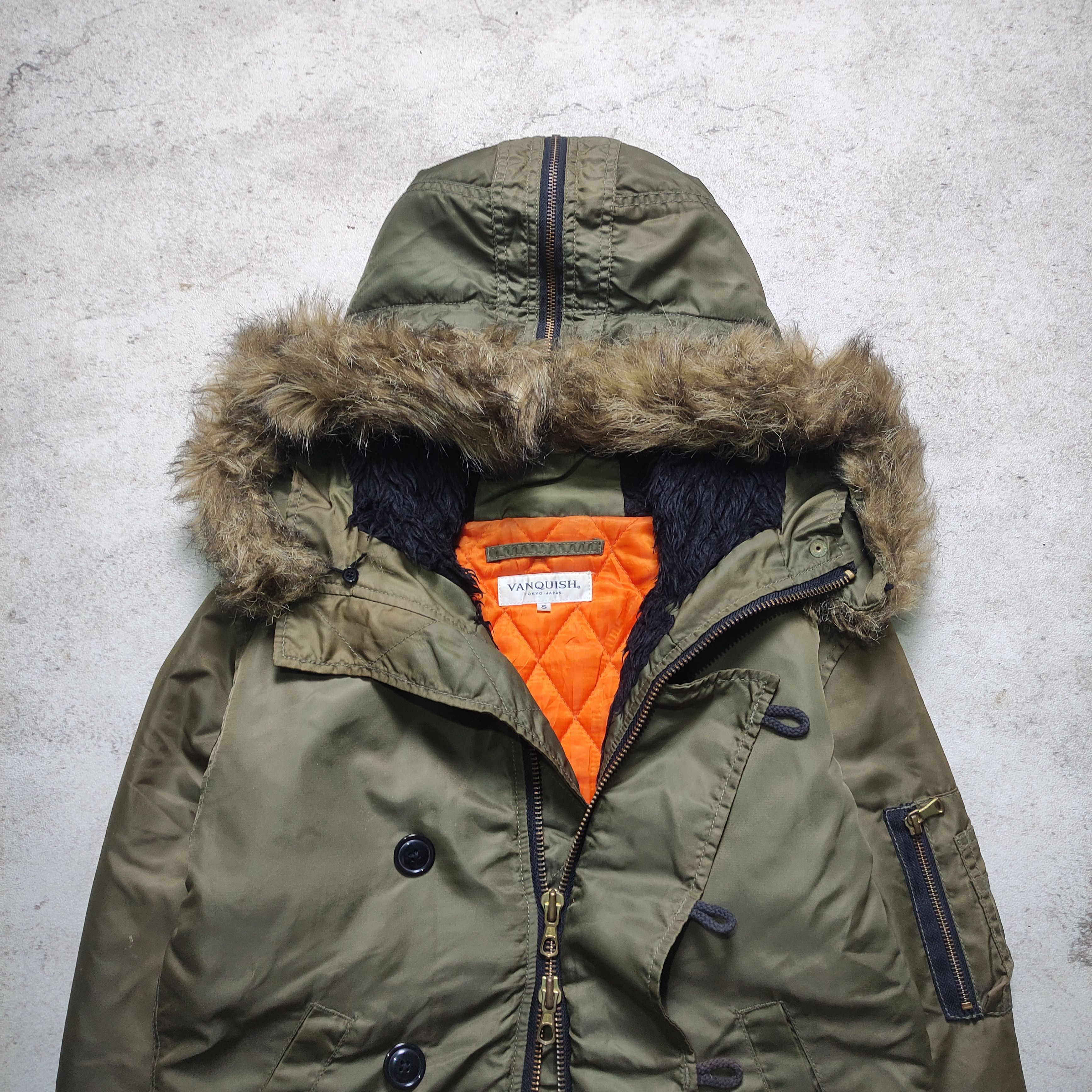 If Six Was Nine × Japanese Brand × Vanquish Vanquish N3B Fur Jacket style Ifsixwasnine LGB Size US S / EU 44-46 / 1 - 4 Thumbnail