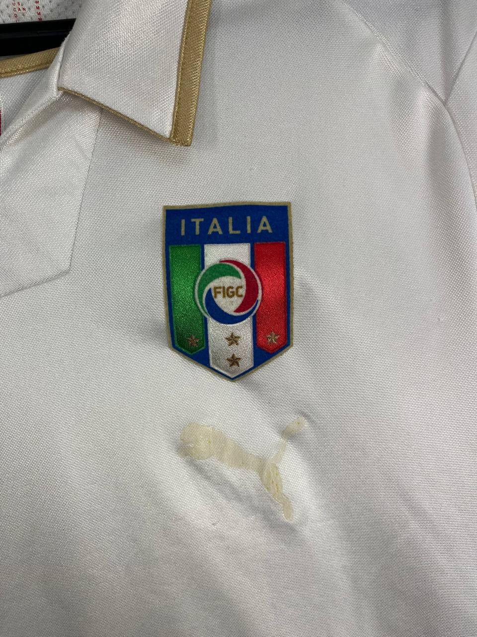 Puma Puma Italy FIGC Football 2007-2009 Shirt White Vintage Sz M Size US M / EU 48-50 / 2 - 5 Thumbnail