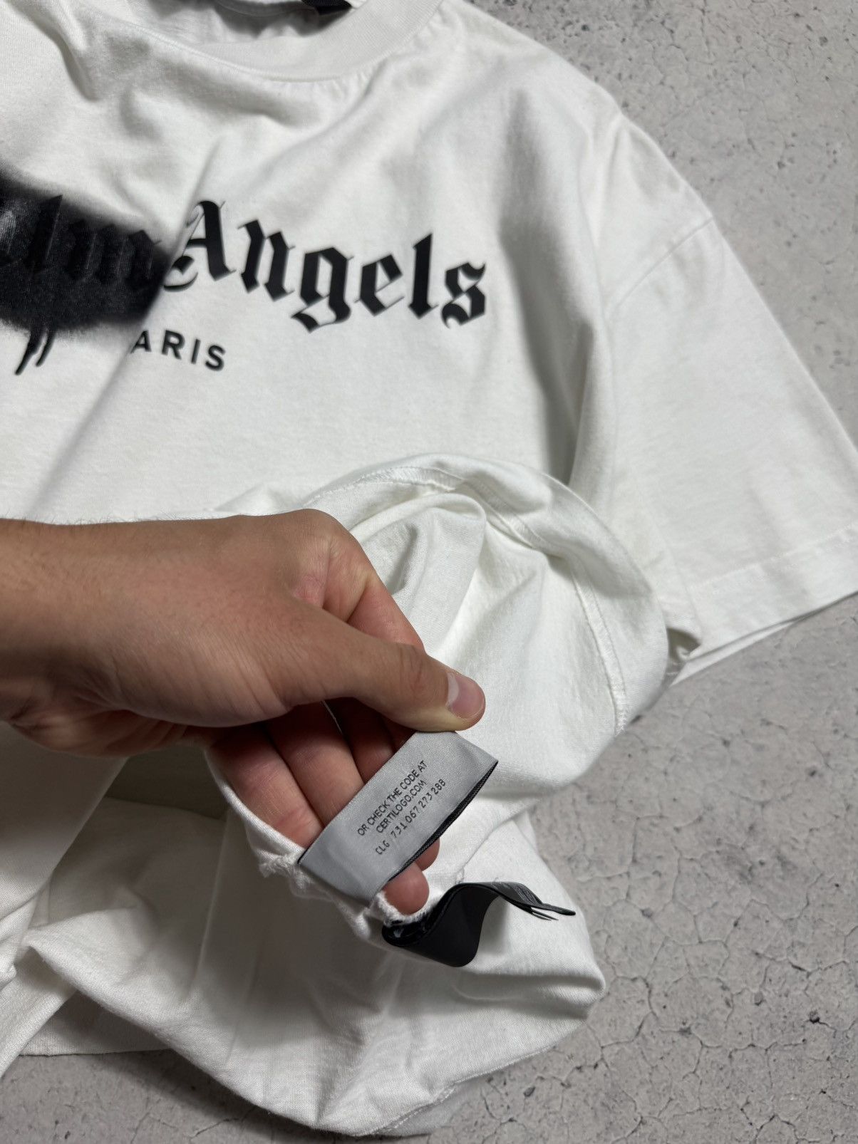 Palm Angels Palm Angels Luxury White Big Logo T-Shirt Size US M / EU 48-50 / 2 - 10 Thumbnail