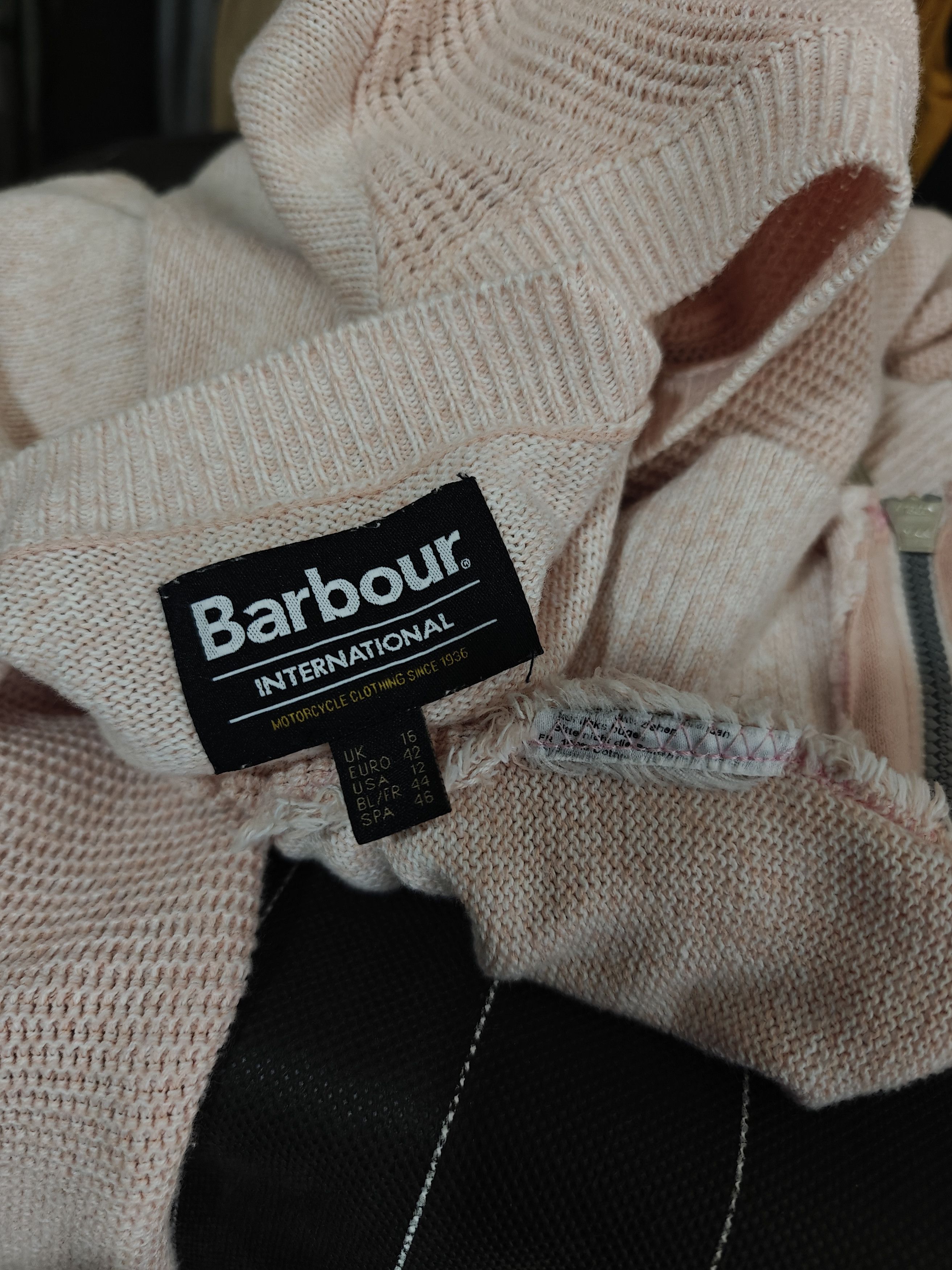 Barbour Barbour International Sweater Knit Pullover Peach size US12 Size XL / US 12-14 / IT 48-50 - 10 Thumbnail