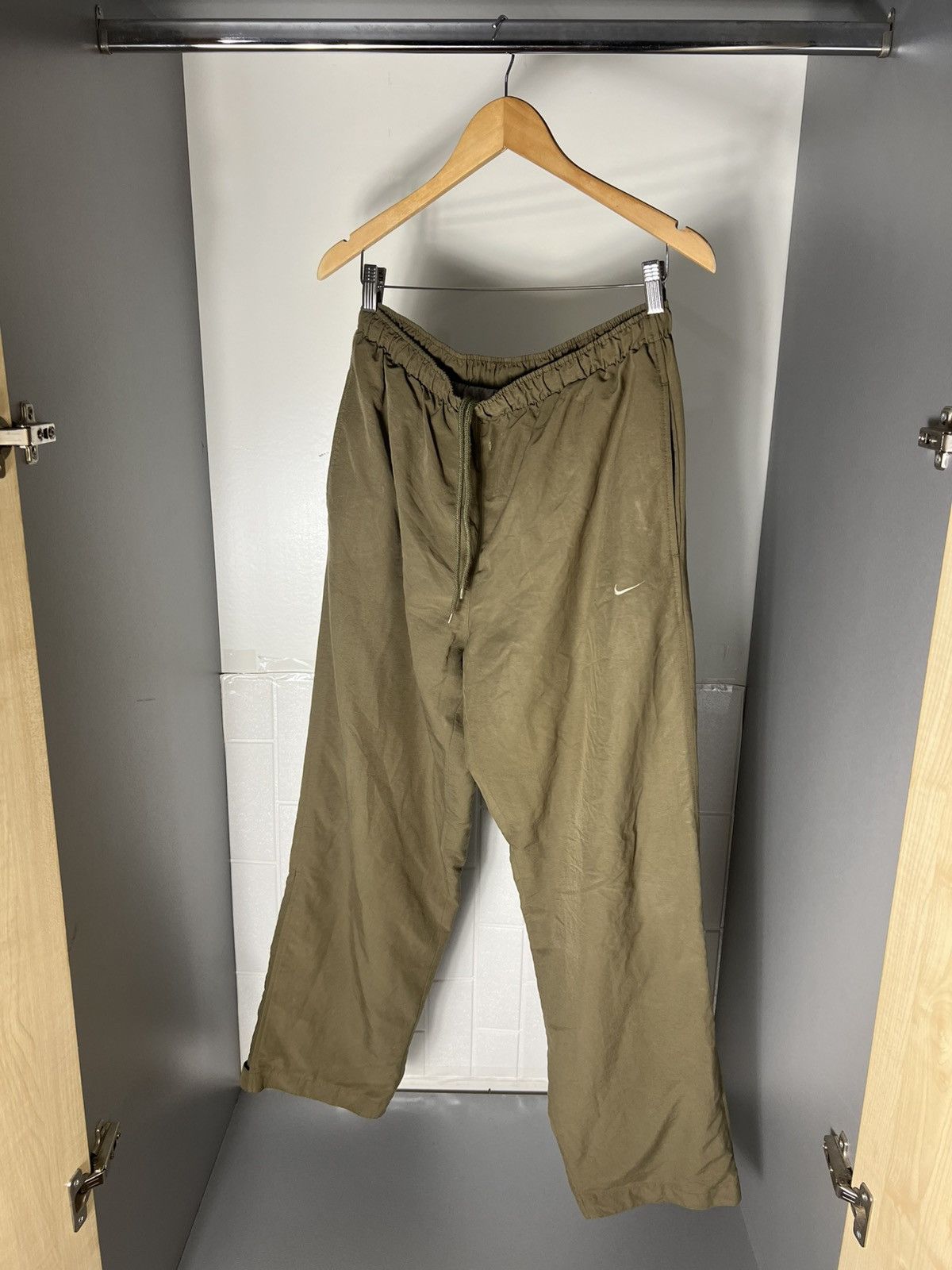 Nike × Vintage VERY RARE NIKE SWEATPANTS RETRO JAPAN STYLE DRILL Y2K 90s Size US 34 / EU 50 - 3 Thumbnail