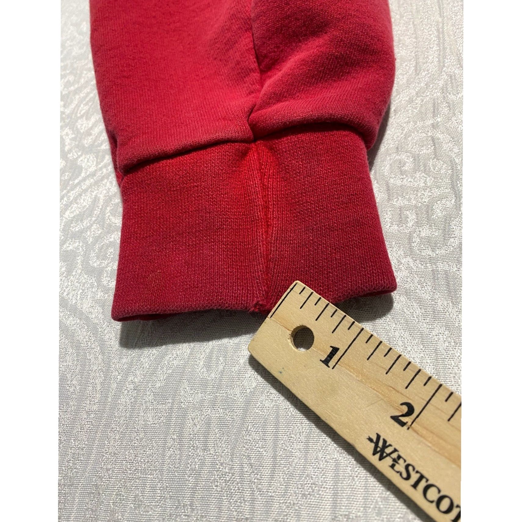 Vintage VINTAGE Discus Athletic Red Crewneck Sweatshirt Men L USA 90s Heavyweight Cotton Blend Pullover Crew Neck Logo Modern Classic 90s Sportswear Mens Size US L / EU 52-54 / 3 - 3 Thumbnail