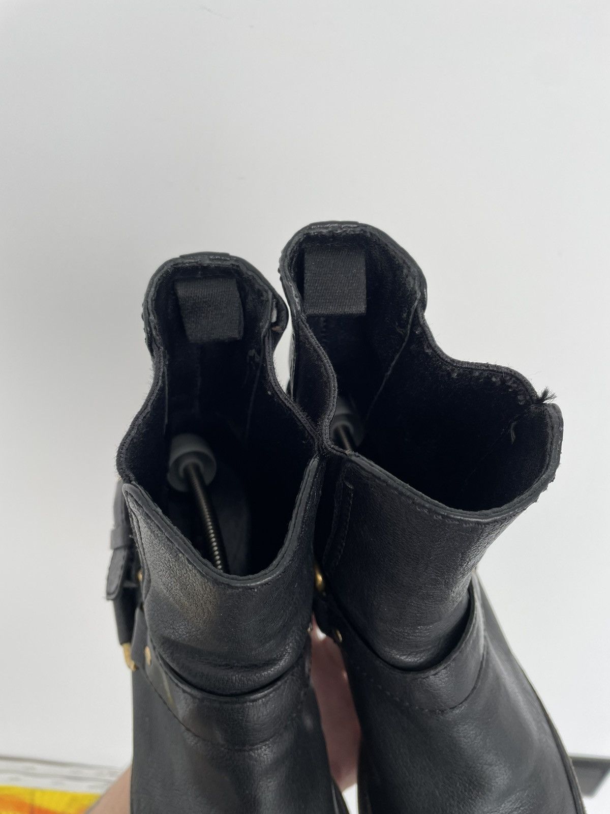 Prada × Vintage PRADA Biker Ankle Motorcycle Leather Boots Size EU 38,5 Size US 8.5 / IT 38.5 - 9 Thumbnail
