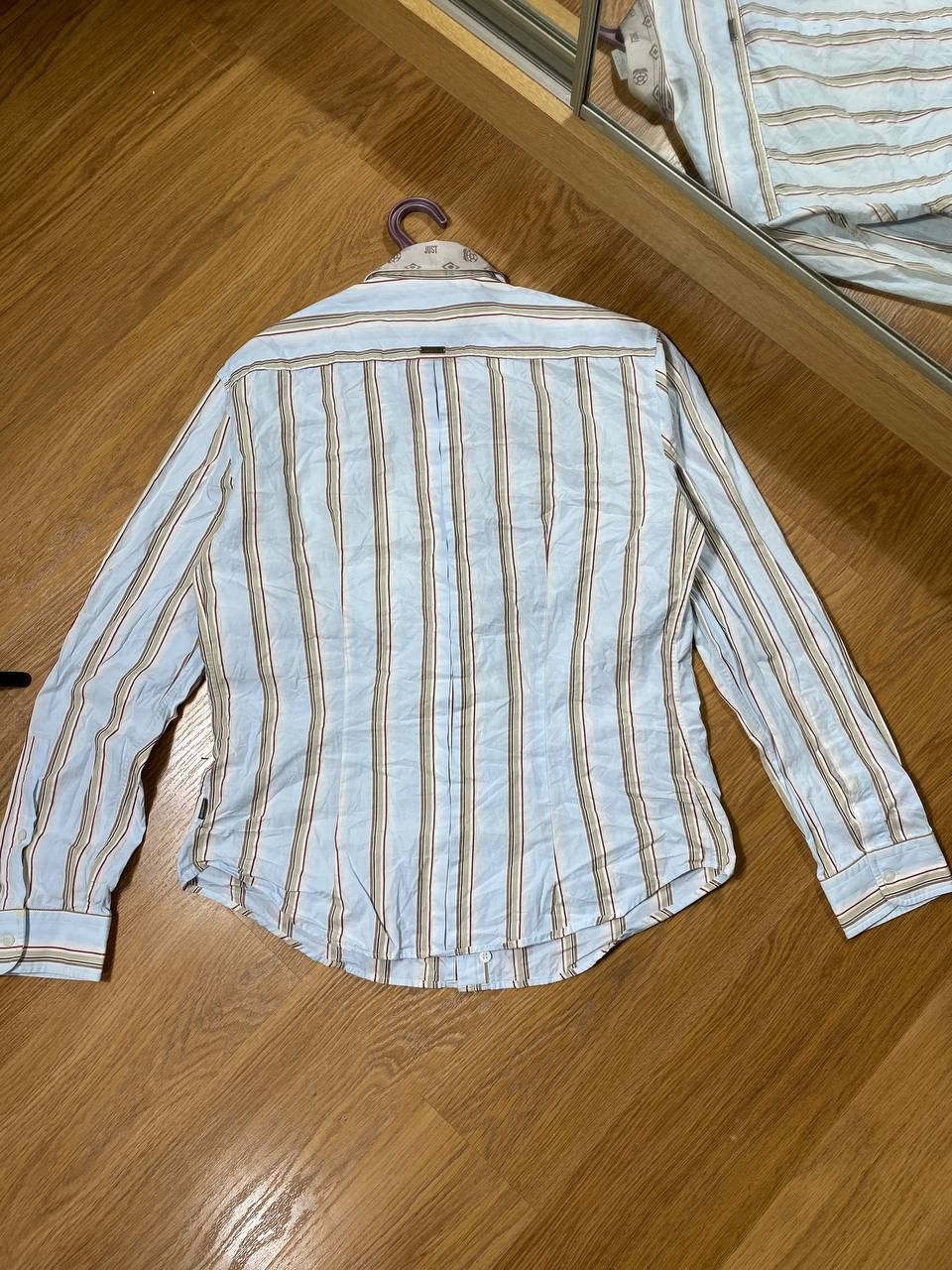 Just Cavalli Just Cavalli Stripe Vintage pocket striped shirt vintage Size US XXL / EU 58 / 5 - 9 Thumbnail
